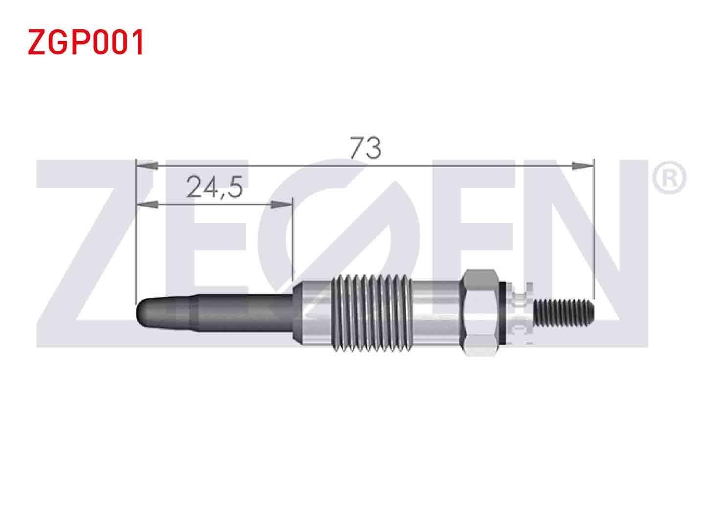 KIZDIRMA BUJI 11V CITROEN BERLINGO (MF) 1.9D 1996-2008 / CITROEN JUMPER I 1.9TD 1994-2002 / FIAT DUCATO (230) 1.9TD 1994-2002 / PEUGEOT PARTNER (5,5F)