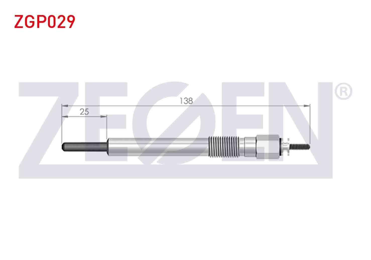 KIZDIRMA BUJI 11V KARSAN J9 PREMIER 2.7D 2007-2010 / ISUZU TROOPER (USB) 2.8TD 1983-1991