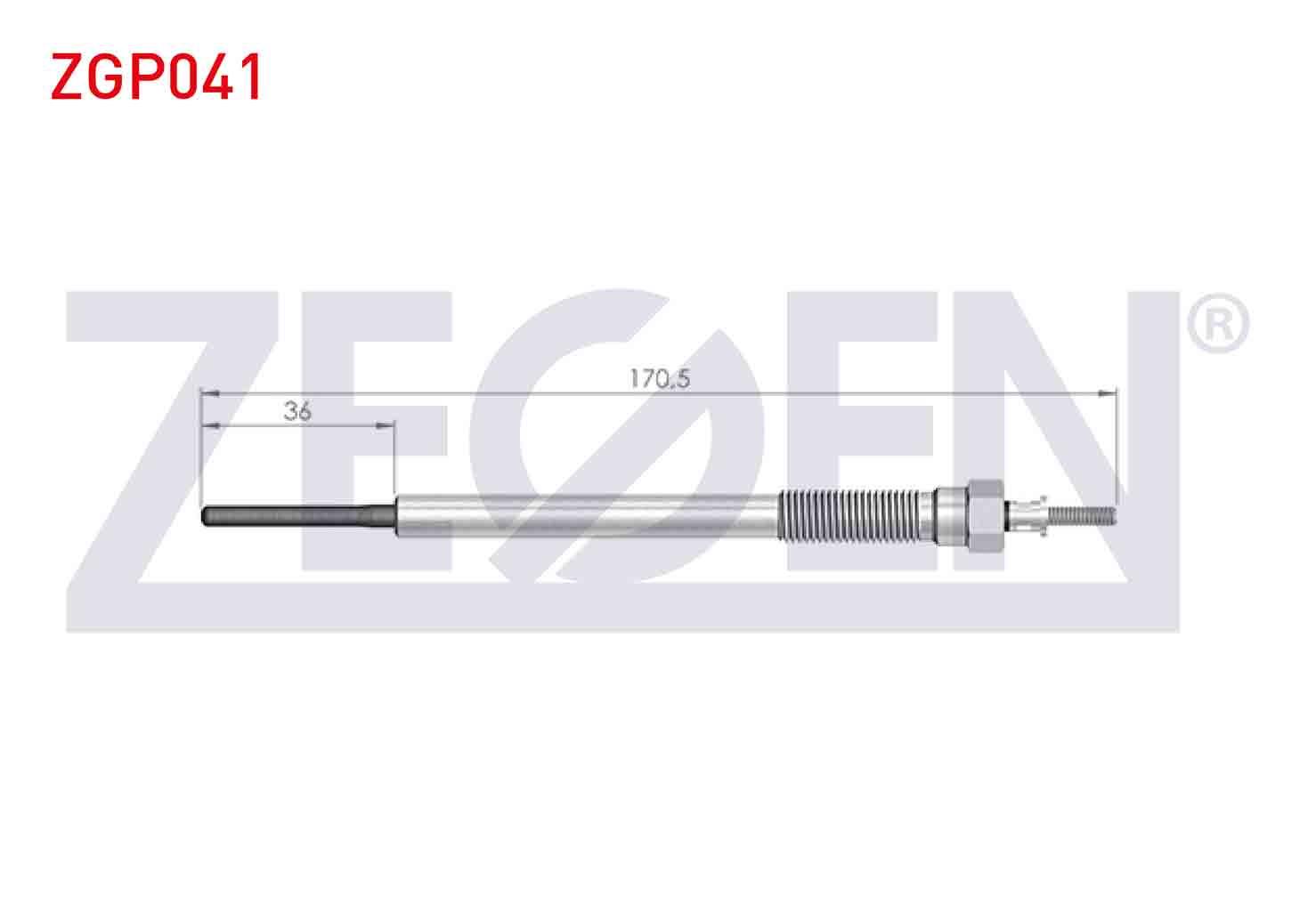 KIZDIRMA BUJI 11V TOYOTA AVENSIS (T22-T25) 2.0D-4D 1997-2008 / / HI-LUX PICK UP (KUN_) 2.5D-4D 2005-2015 / LAND CRUISER (J12) 3.0D-4D 2002-2008