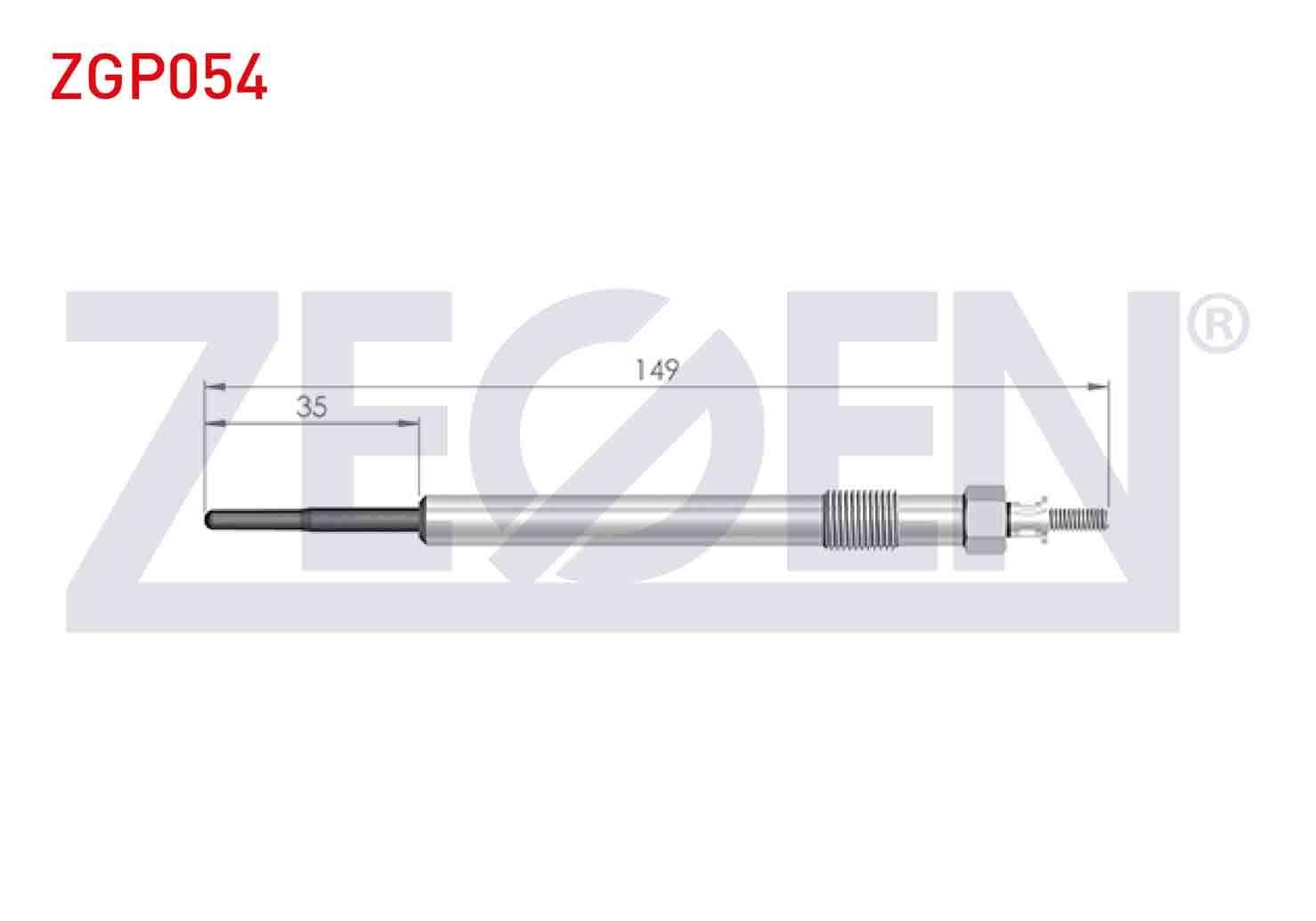 KIZDIRMA BUJI 4,4V CITROEN JUMPER III 2.2HDI 2006-2014 / FORD TRANSIT (V348) 2.2TDCI 2009-2014 / TOURNEO CUSTOM (V362) 2.2TDCI 2012- / RANGER (TKE)