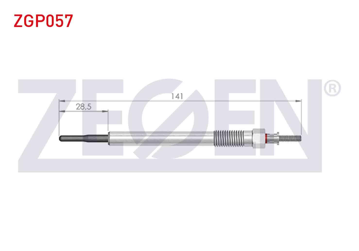 KIZDIRMA BUJI 4,4V VOLVO C30 D5 2006-2012 / S60 2.4 D5 2000-2010 / S80 II 2.4D 2006- / V60 D3 2010- / V60 D5 2010-