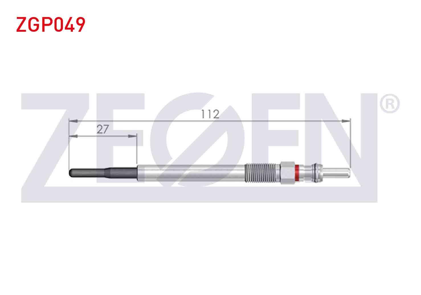 KIZDIRMA BUJI 5V CITROEN BERLINGO 1.6HDI 2008- / C3 II 1.6HDI 2009-2016 / CITROEN C4 (B7) 1.6HDI 2009- / PEUGEOT PARTNER 1.6HDI 2008- / 308 II 1.6HDI 2014-