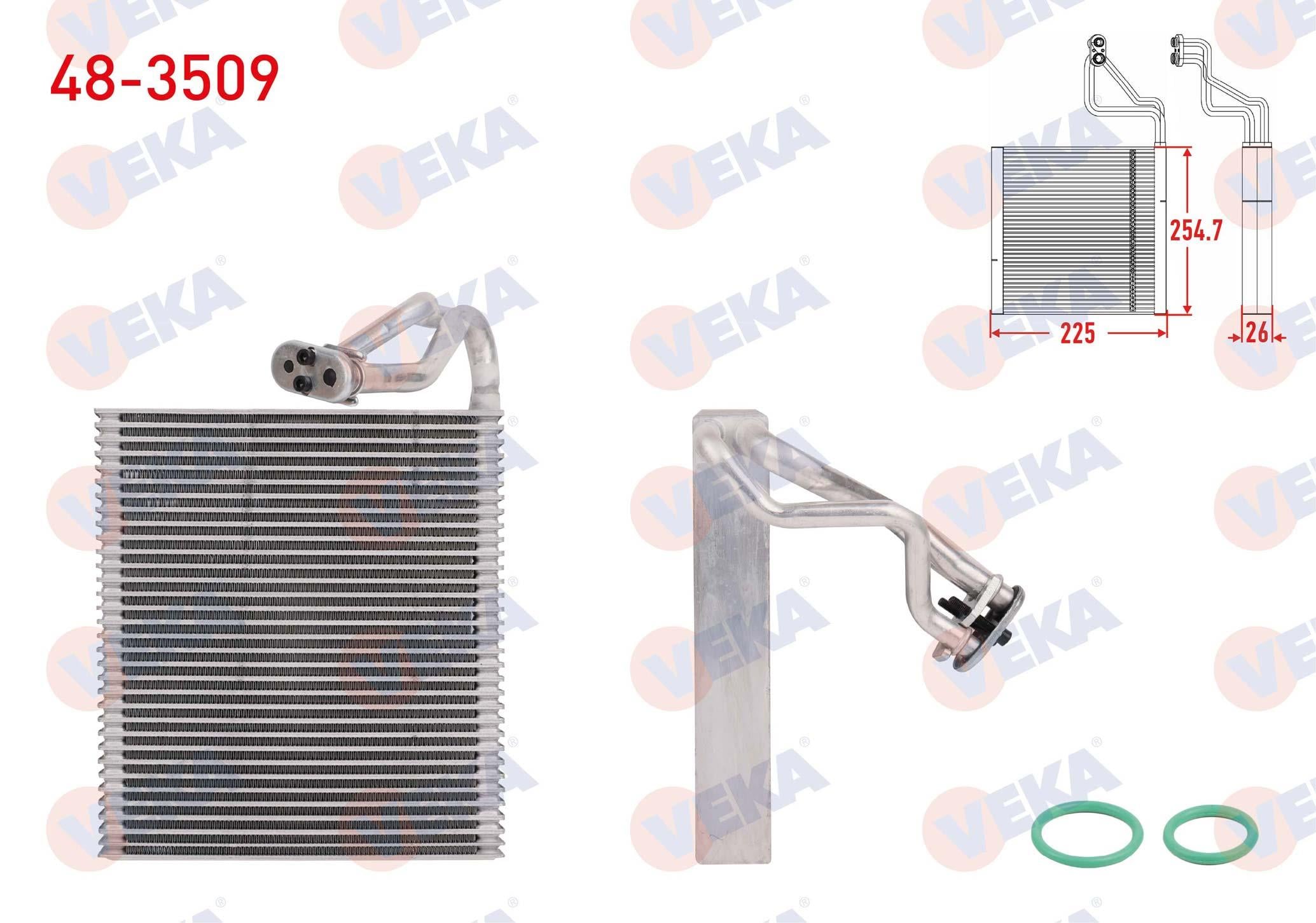 KLIMA EVAPORATORU BORULU 254.7X225X26 RENAULT MEGANE IV 2016-