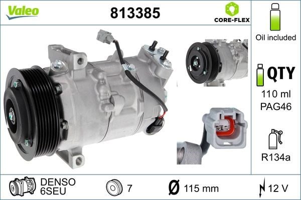 KLİMA KOMPRESÖRÜ VİTO W447-R9M MEGANE III 7711497568-8200958328 -DCP23032