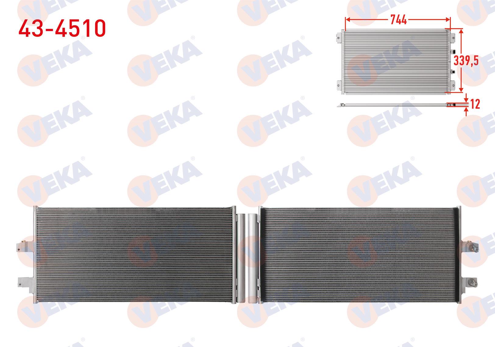 KLIMA RADYATORU (5 mm fin) VOLVO XC40 2.0 D4 2019-