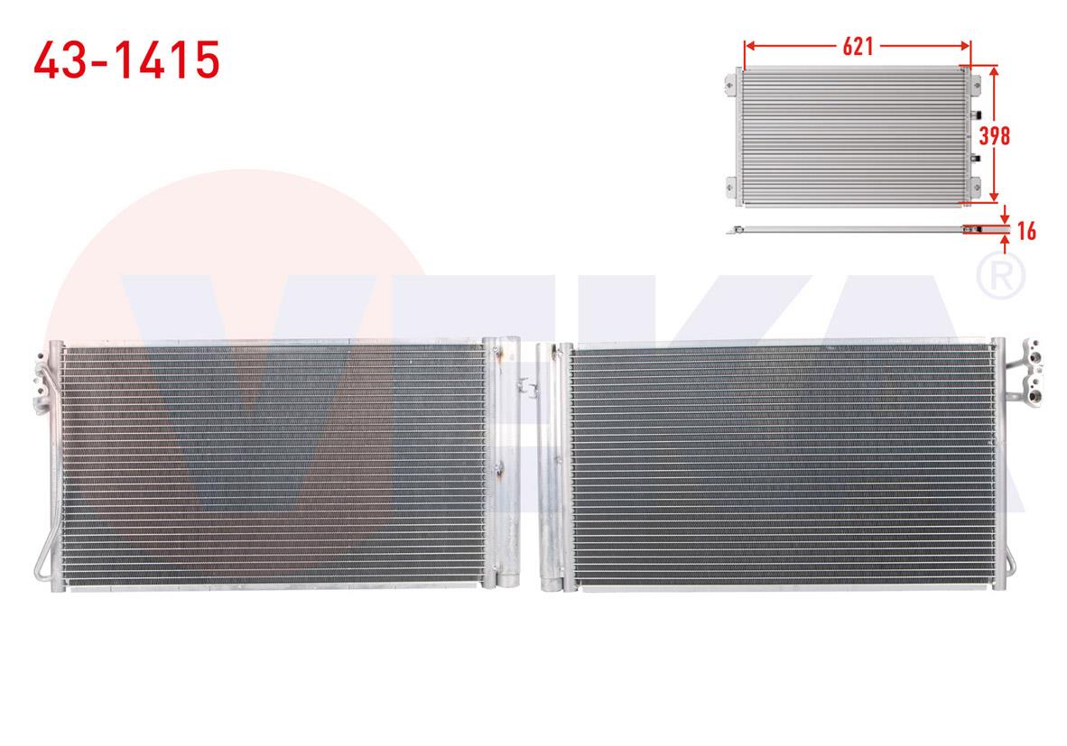KLIMA RADYATORU BMW 3 SERISI (E90) 318 D - 320 D - 320 X DRIVE - 325 D 2005-2011 / 1 SERISI (E87) 116 D -118 D - 120 D 2003-2012