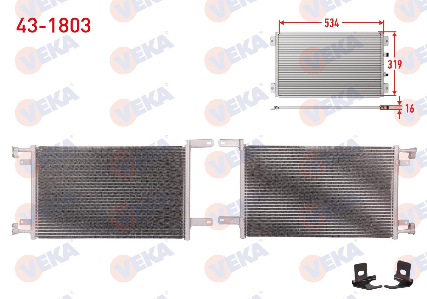 KLIMA RADYATORU FIAT DOBLO (119,223) 1.9 D M-T 2001-2010