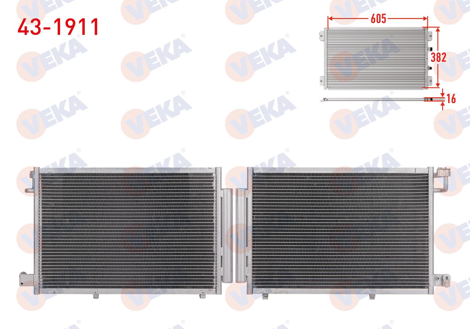 KLIMA RADYATORU FORD FIESTA VI 1.4 TDCI 2008-2012