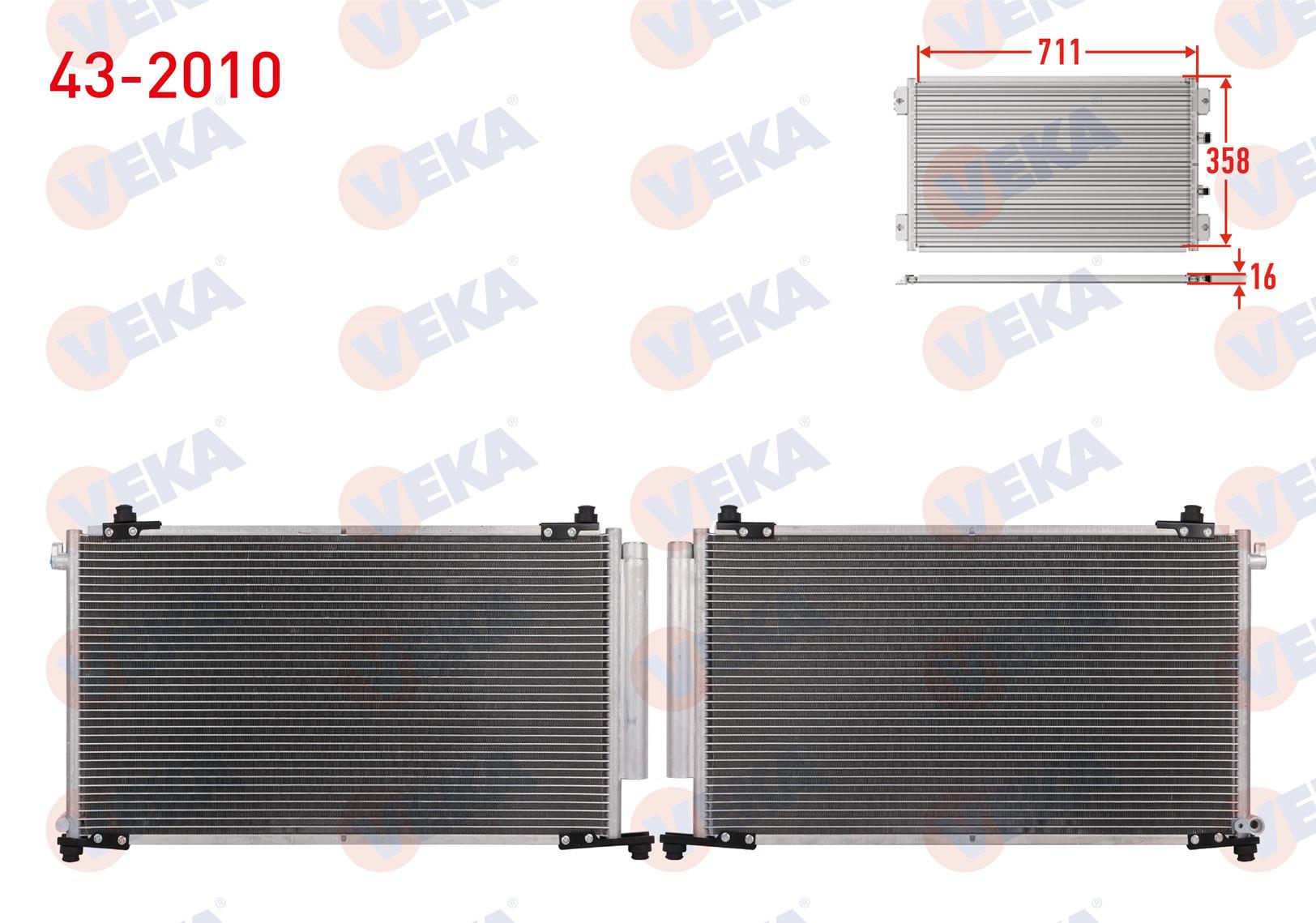KLIMA RADYATORU HONDA CR-V II 2.0i 2002-2006
