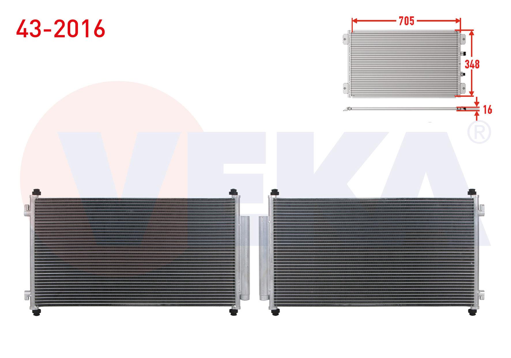 KLIMA RADYATORU HONDA CR-V III 2.0 I-VTEC 4X4 A-T/M-T 2006-2012