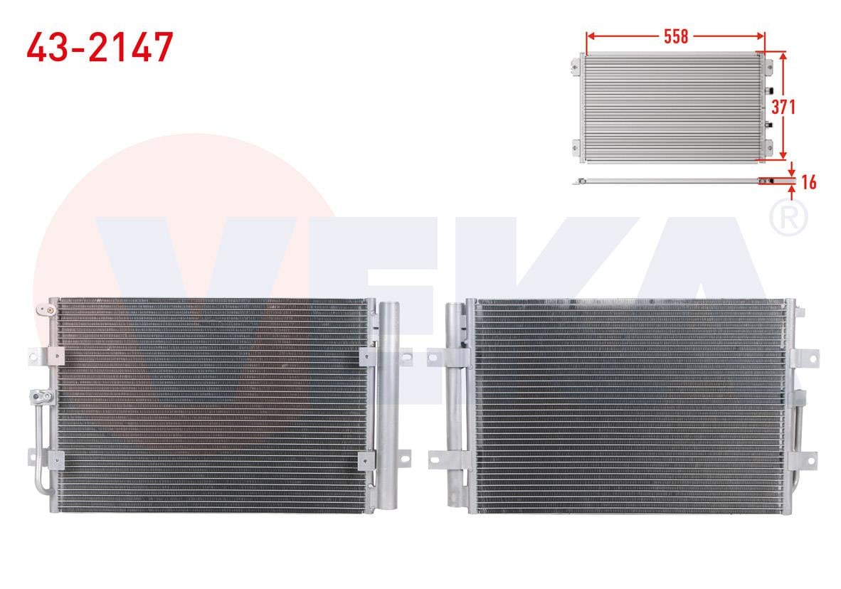 KLIMA RADYATORU HYUNDAI H100 - H100 KAMYONET 2.5 D 2004-