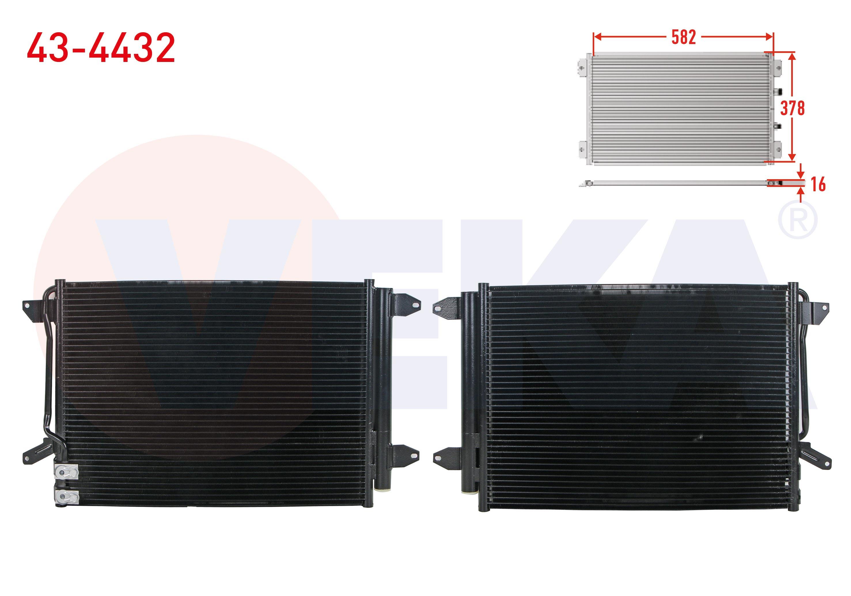 KLIMA RADYATORU INCE BAGLANTI(HAVSALI) VW JETTA IV 1.4 TSI - 1.6 TDI - 2.0 TDI AT-MT 2011-