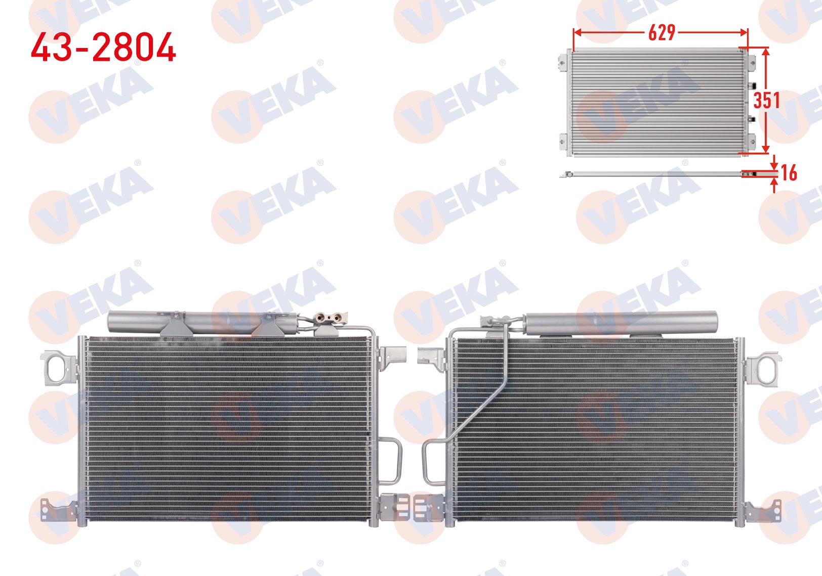 KLIMA RADYATORU MERCEDES C SERISI (W203) C 200 2000-2006