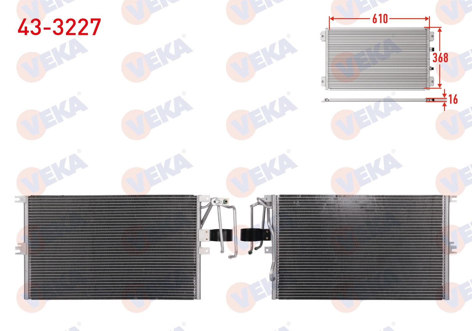 KLIMA RADYATORU OPEL VECTRA B 1.6i 1999-2003