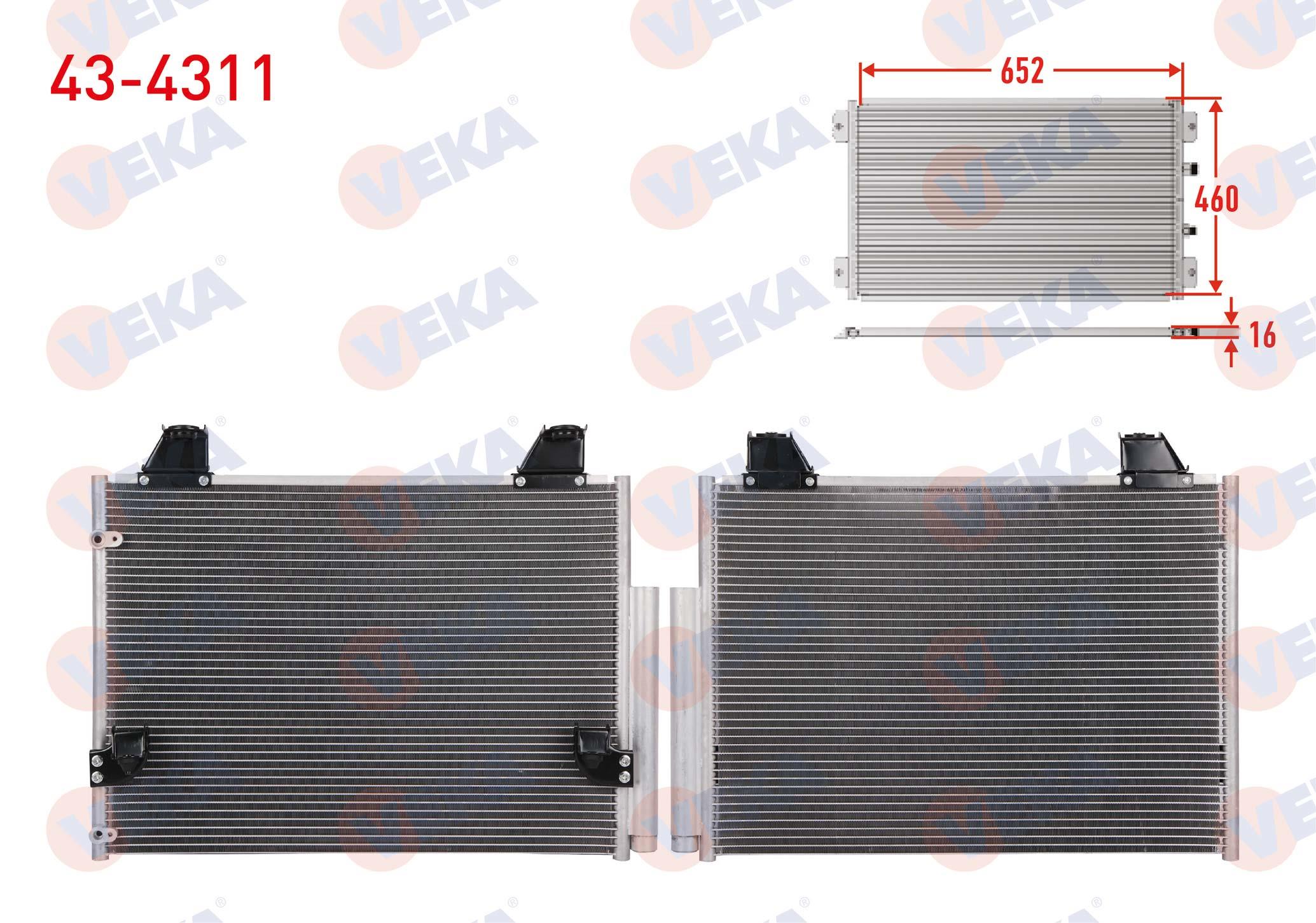 KLIMA RADYATORU TOYOTA HI-LUX PICK UP (TGN1_, GGN2_, GGN1_, KUN2_, KUN1_) 2.5 D-4D 2005-2011