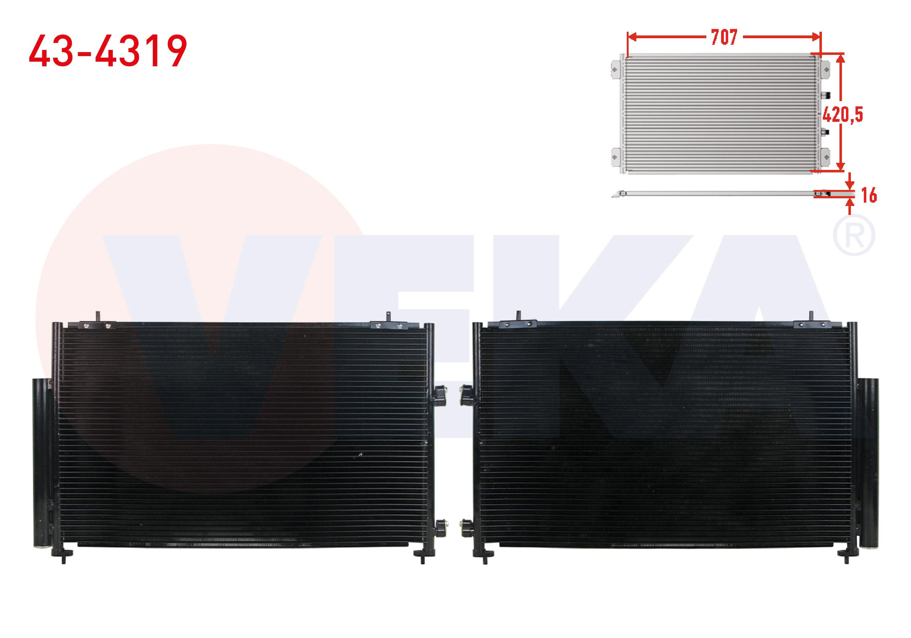 KLIMA RADYATORU TOYOTA RAV 4 IV (ZSA4,ALA4) 2.0 D-4D 2012-
