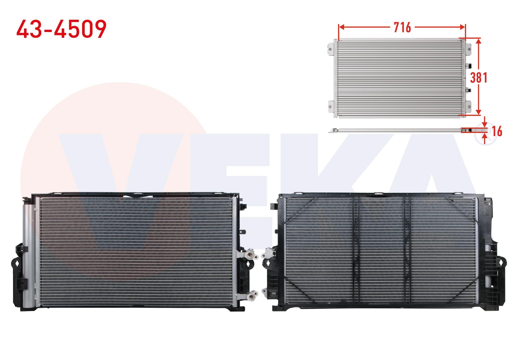 KLIMA RADYATORU VOLVO XC90 II (D4, D5, B5 DIZEL), (T5, T6, T8 BENZIN) 2015-