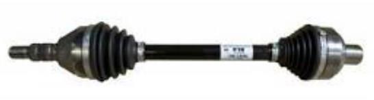 KOMPLE AKS SAG ON OPEL INSIGNIA 1.6 T (A16LET) M-T UZUNLUK 606mm 2008- 374840 13265648 22796274 374933