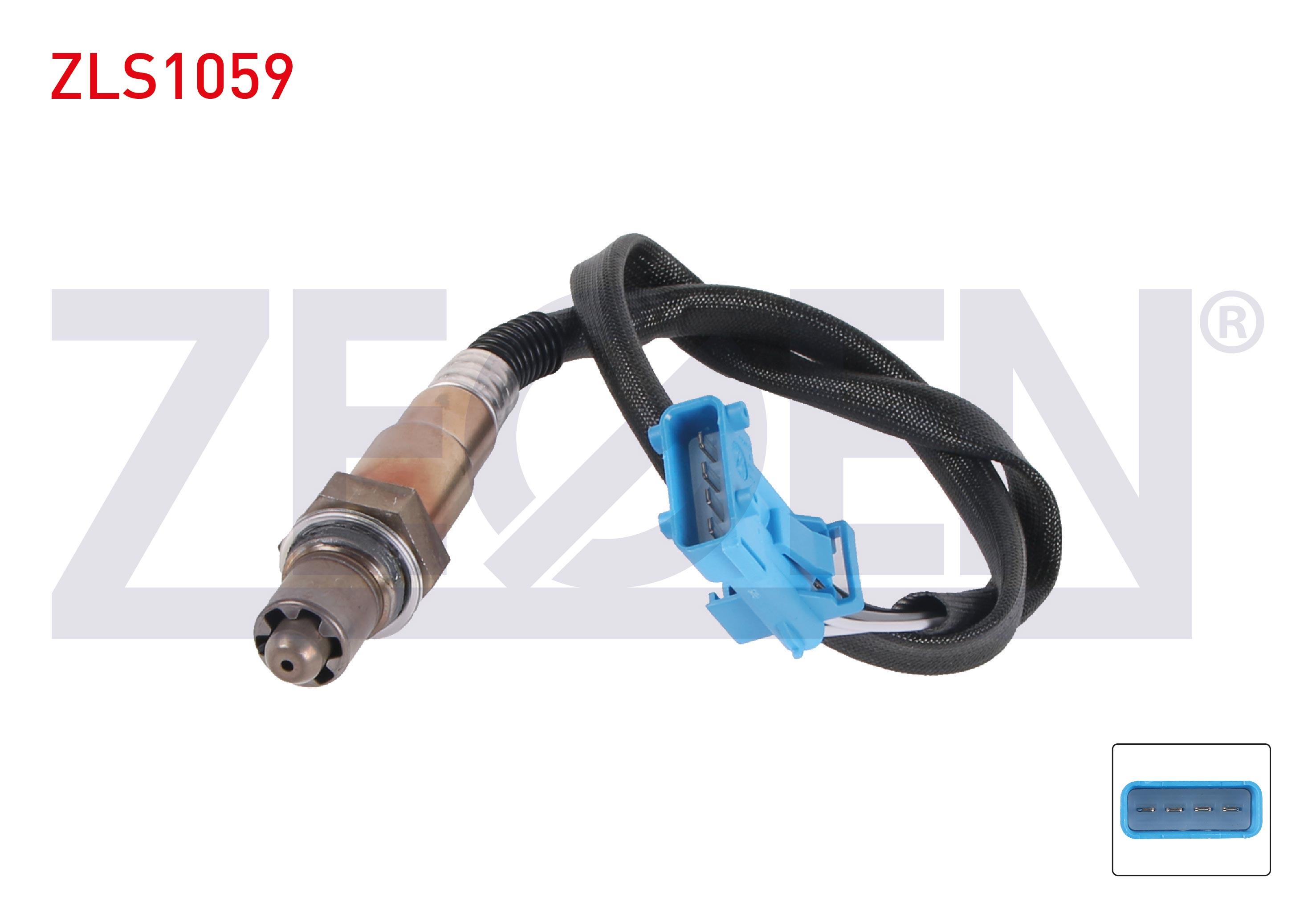 LAMBDA (OKSIJEN) SENSORU 560 mm CITROEN C2 - C3 - C4 1.6 (TU5JP4) 2003-2009/ SAXO 1.4 - 1.6 (TU3JP-TU5JP) 1996-2004/ PEUGEOT 206 1.4i - 1.6i (TU3A) 1998-2006/ 306 1.6i 1993-2002