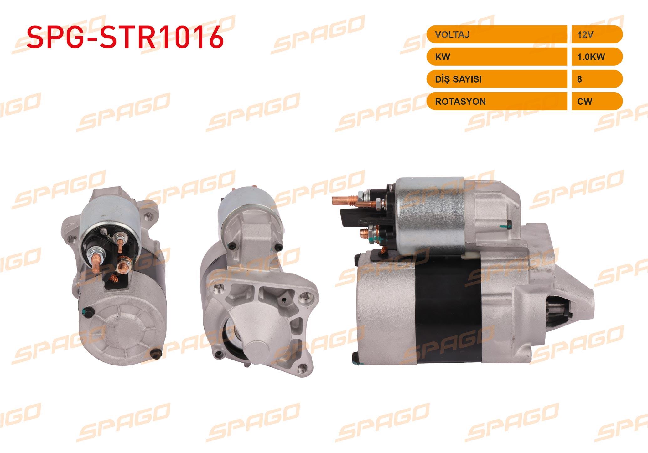 MARS MOTORU 12V/1.0KW 8 DIS CW (STR3230) RENAULT CLIO II 1.4 - 1.6 1998-2005/ MEGANE I - II 1.4 - 1.6 1996-2008 / SCENIC 1.6 199-2003