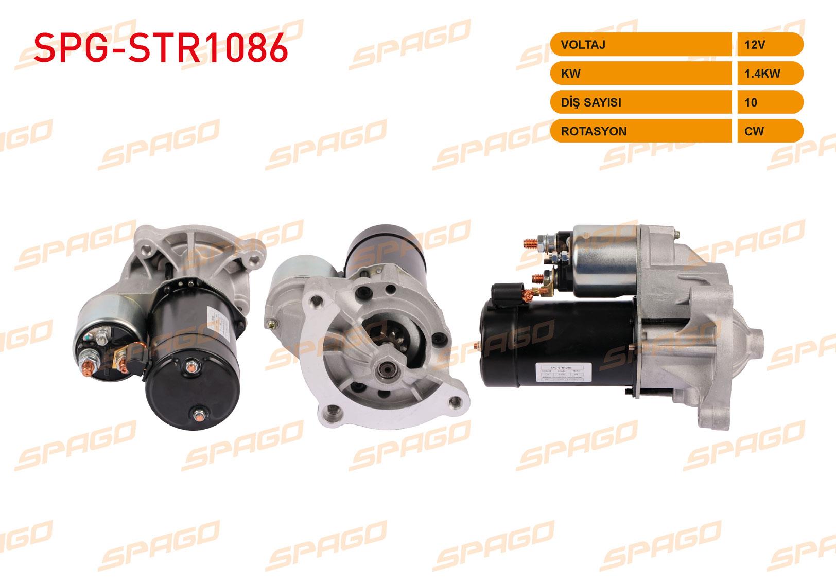 MARS MOTORU 12V/1.4 KW 10 DIS CW (STR5188) PEUGEOT 508 2.0 HDI 2010-2018 / 308 2.0 HDI 2007-2014 / CITROEN BERLINGO 1.9 D, 2.0 HDI 1999-2005 / C5 2.0 HDI 2001- / JUMPY 2.0 HDI 2010-2016