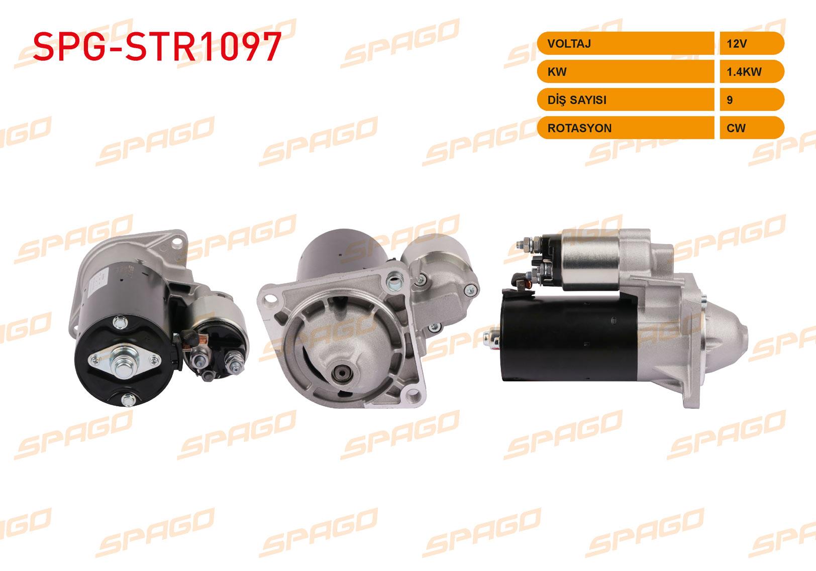 MARS MOTORU 12V/1.4 KW 9 DIS CW FIAT BRAVO II 1.6 D MJT 2007-2014 / DOBLO 1.9 D MJT 2005- / LINEA 1.6 D MJT 2009- / STILO 1.9 D 2003-2008