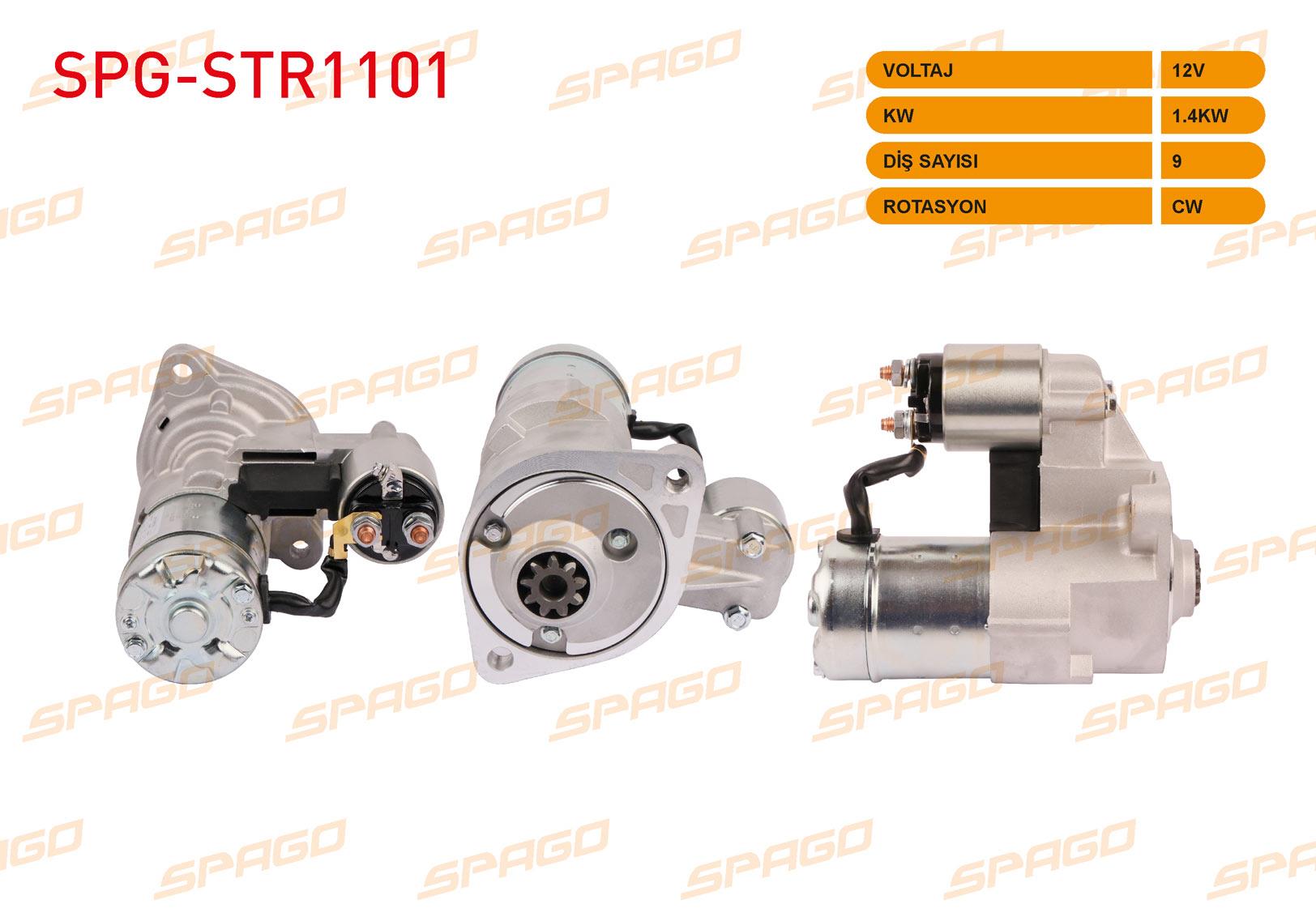 MARS MOTORU 12V/1.4 KW 9 DIS CW (STR3062) OPEL CORSA A 1.5 D 1987-1989 / CORSA B 1.5 D 1993-2000 - 1.7 D 1995-2000 / COMBO 1.7 D 1994-2001
