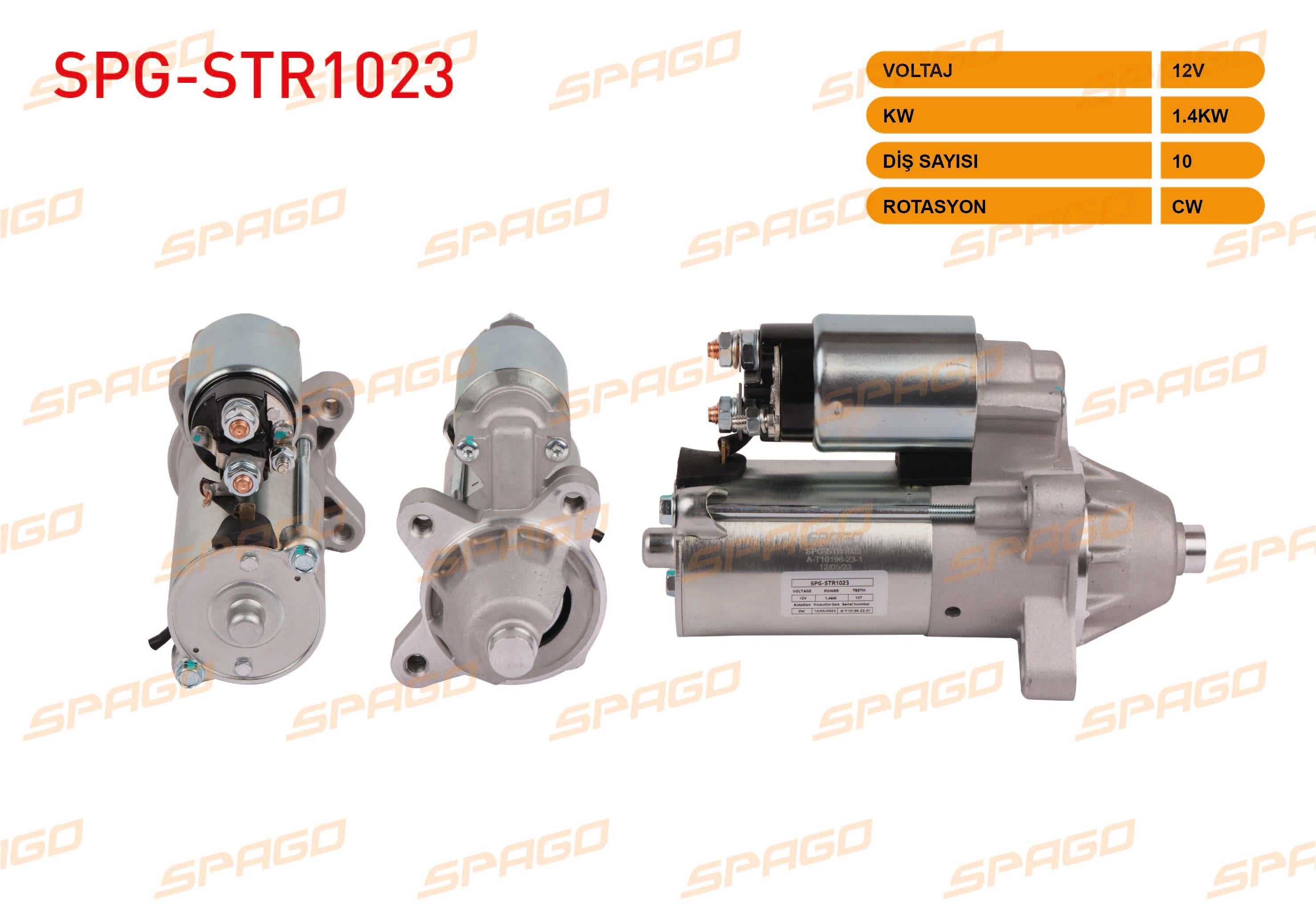 MARS MOTORU 12V/1.4KW 10 DIS CW (STR5512) FORD TOURNEO CONNECT 1.8 TDCI 2002-2013 / TRANSIT CONNECT 1.8 TDCI 2002-2013