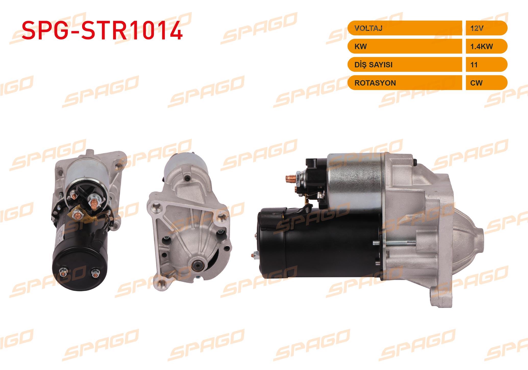 MARS MOTORU 12V/1.4KW 11 DIS CW (STR3050) RENAULT MEGANE I 1.9 D 1996-2003/ KANGOO 1.9 D 1997-2003/ CLIO II 1.9 D 1998-2005/ TRAFIC 1.9 D 1995-2001/