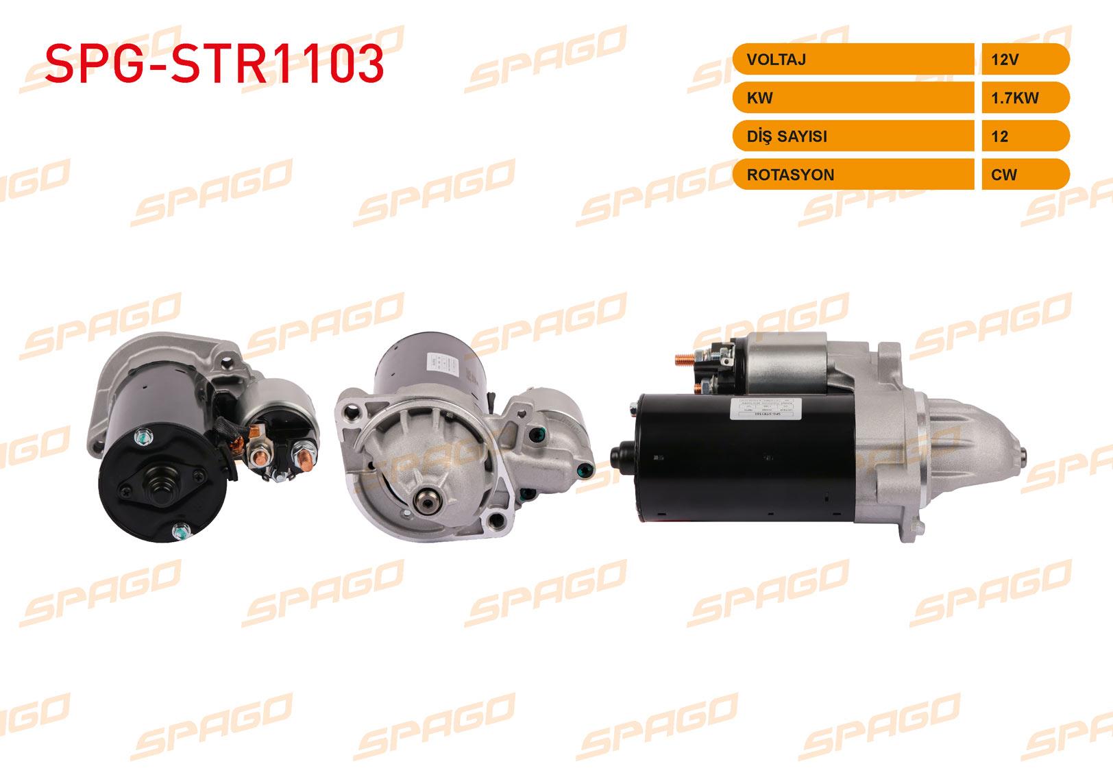 MARS MOTORU 12V/1.7 KW 12 DIS CW (STR6440) MERCEDES C SERISI (W203) C220 CDI 2001-2007 / E SERISI (W211) E200 CDI E220 CDI 2003-2008