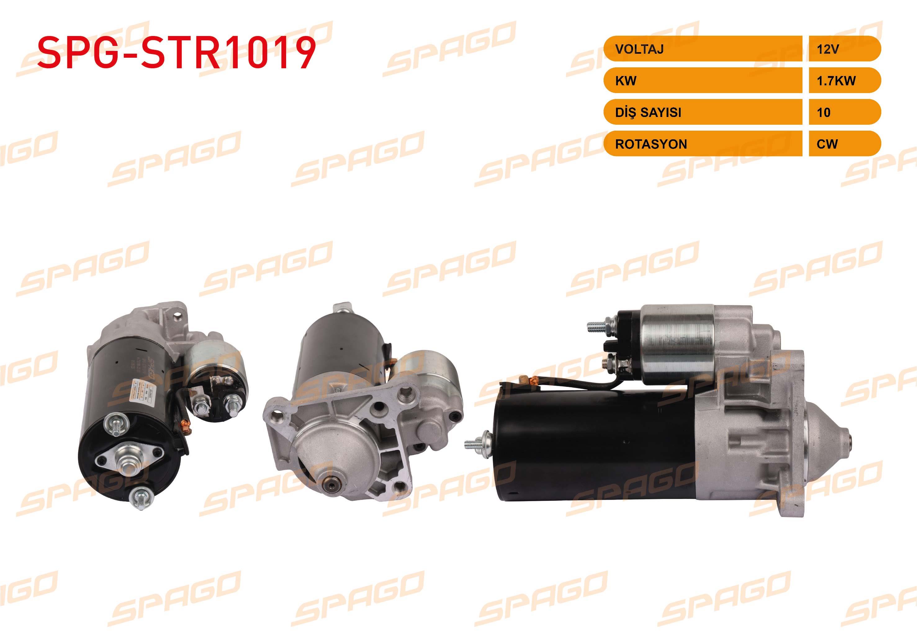 MARS MOTORU 12V/1.7KW 10 DIS CW (STR5200) RENAULT MEGANE I 1.9 D 1996-2003/ KANGOO 1.9 D 1997-2003