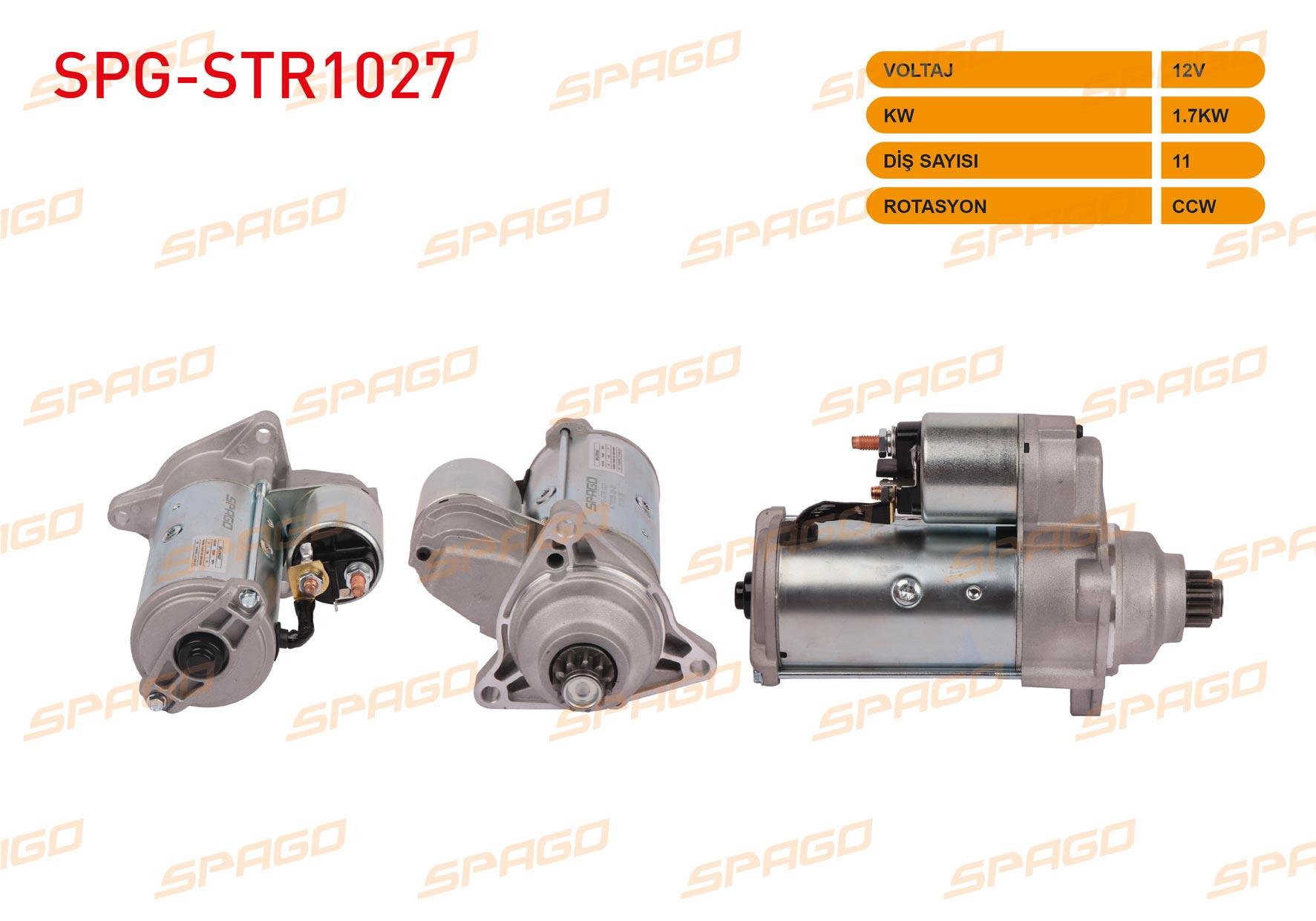 MARS MOTORU 12V/1.7KW 11 DIS CCW V TIPI (STR3100) VOLKSWAGEN TRANSPORTER T4 2.5 TDI 1990-2003