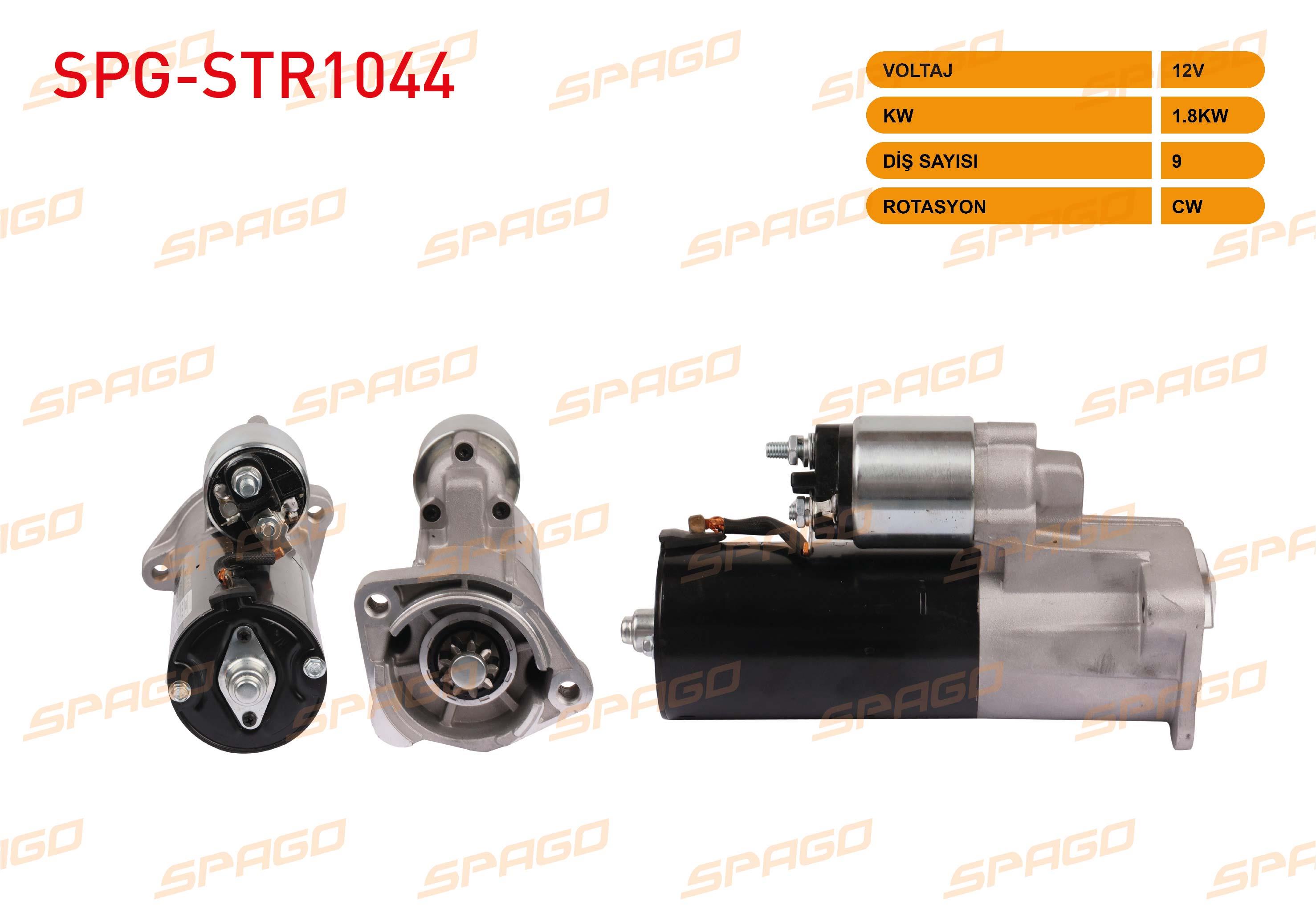 MARS MOTORU 12V/1.8KW 9 DIS CW (STR6532) VOLKSWAGEN PASSAT 1.9 TDI 1996-2000/ AUDI A4 1.9 TDI 2000-2004/ A6 1.9 TDI 2000-2005
