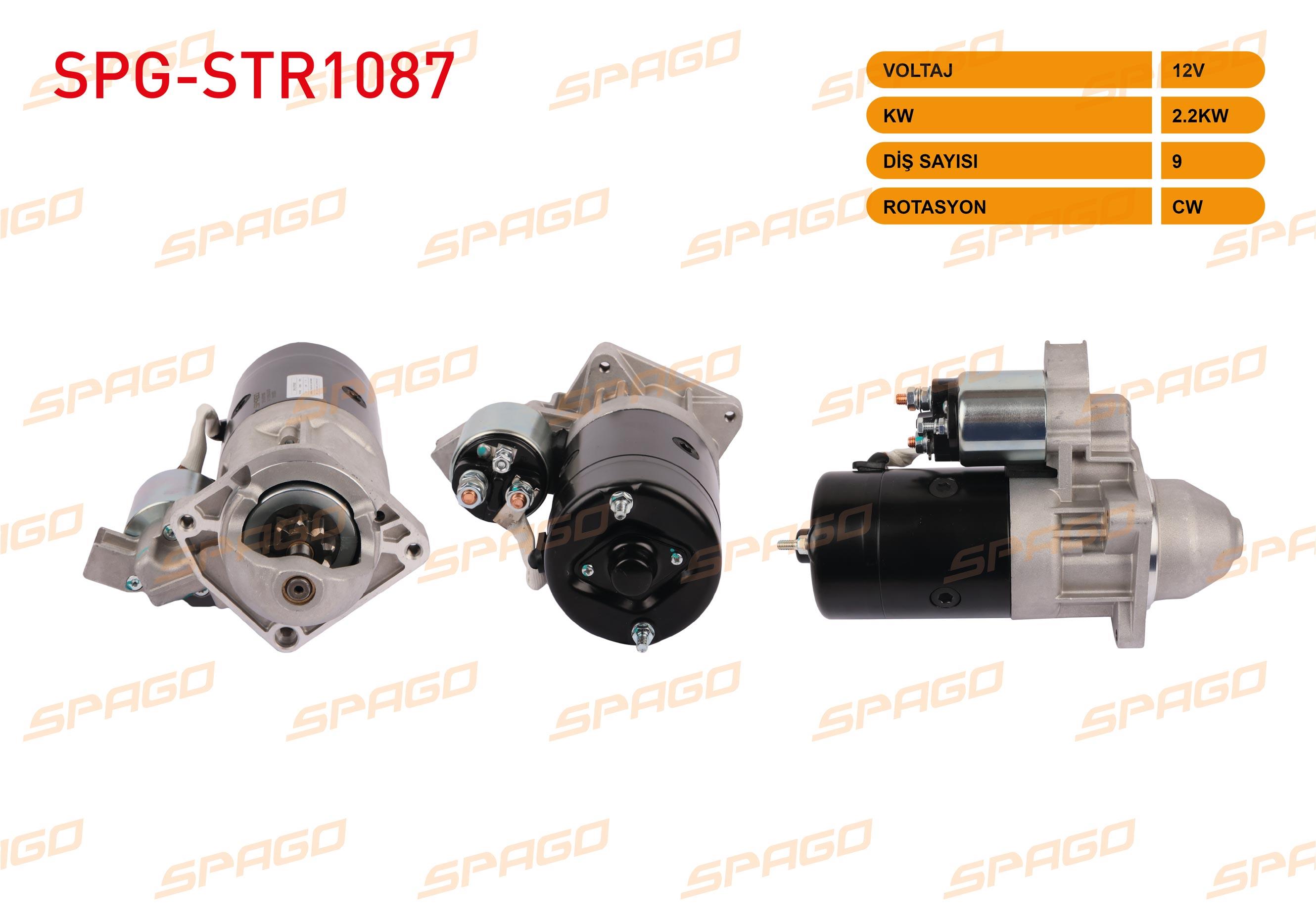 MARS MOTORU 12V/2.2 KW 9 DIS CW PEUGEOT BOXER 2.5 D, 2.8 D 1999-2002 / CITROEN JUMPER 2.8 D 1999-2002 / FIAT DUCATO 2.5 D 1994-2002