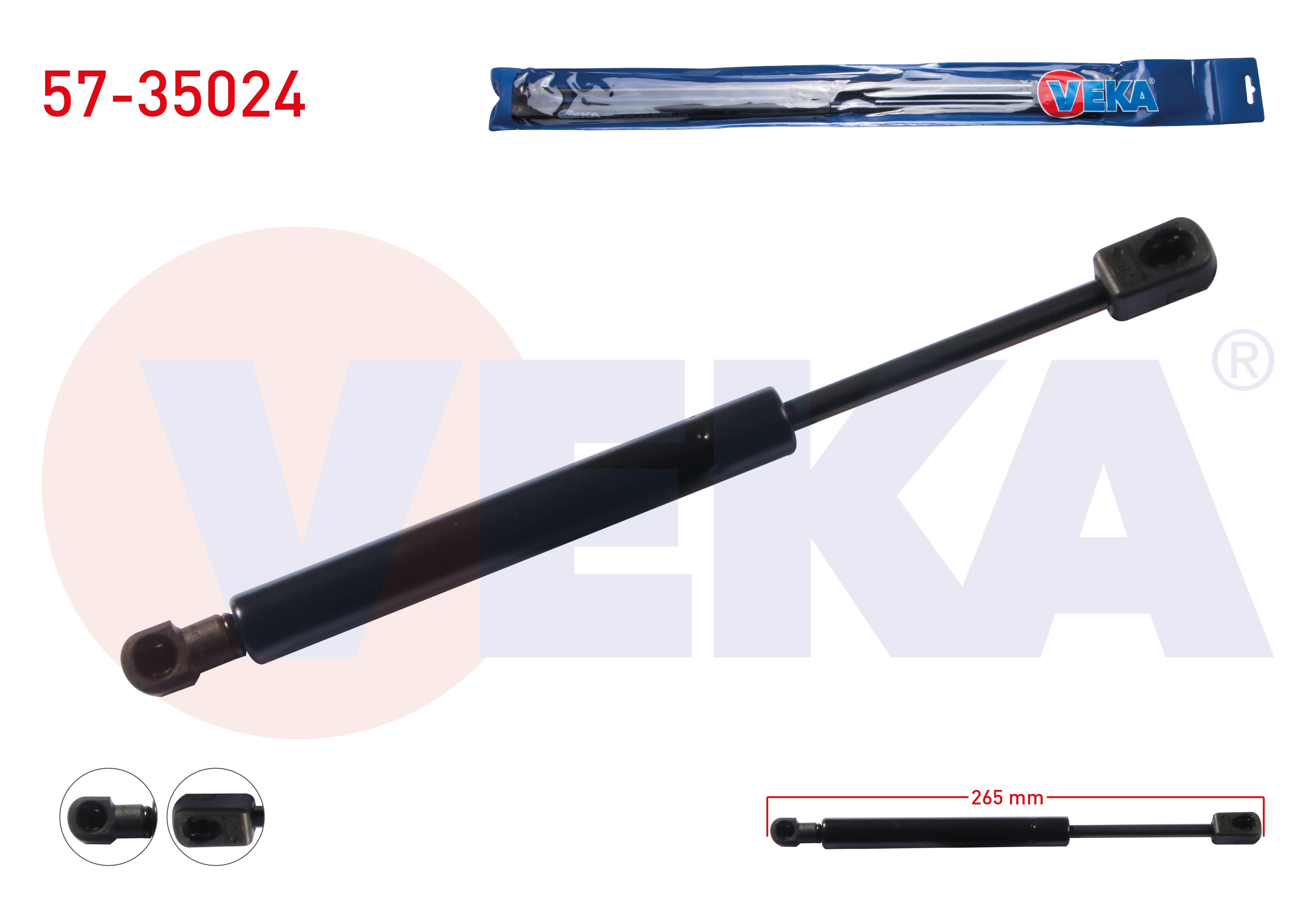 MOTOR KAPUT AMORTISORU 265mm/355N RENAULT SCENIC III (JZ0/1) 2009-