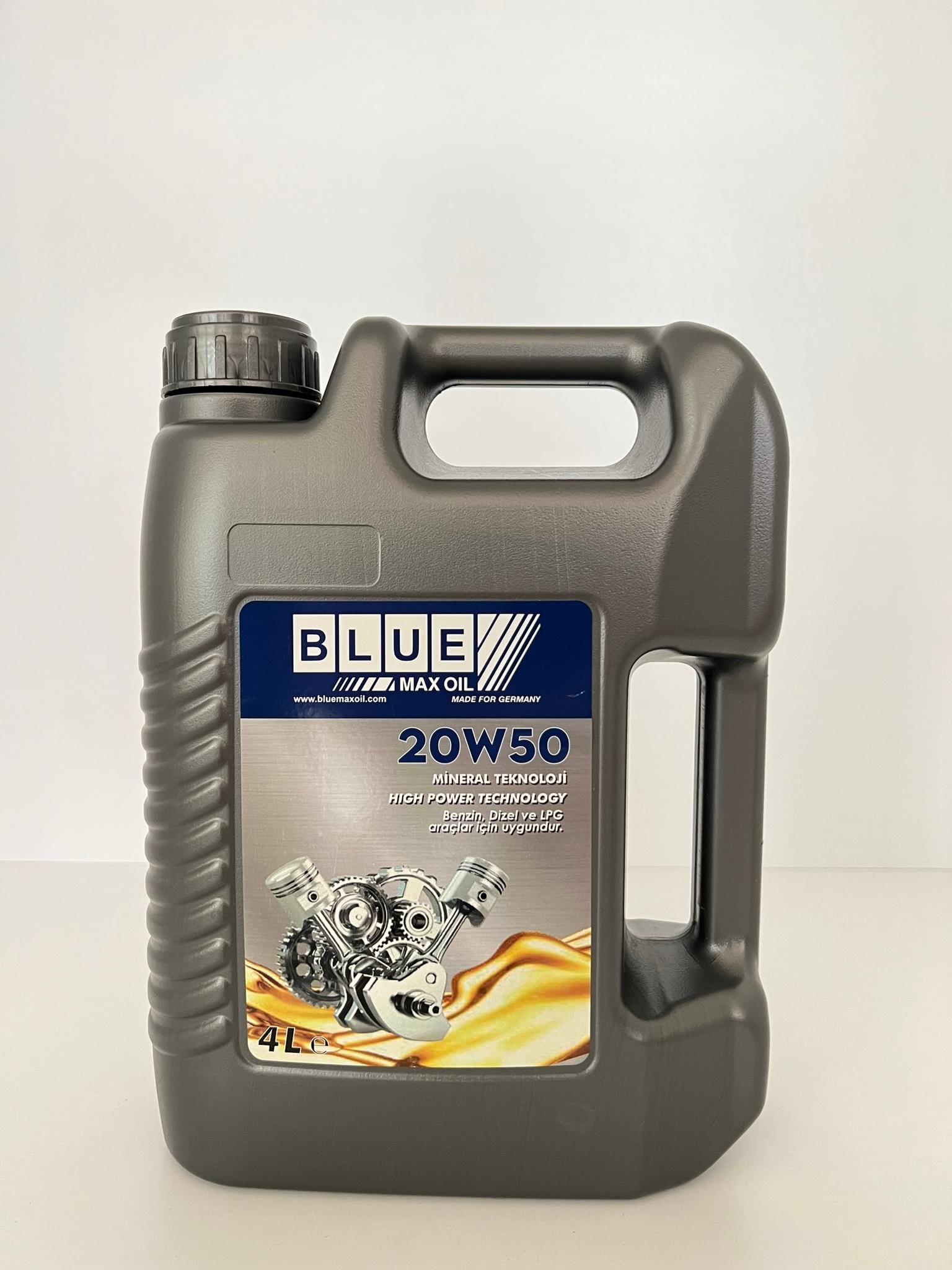 MOTOR YAĞI 20W50 4 LİTRE TAM SENTETİK KOLİ ADETİ 4