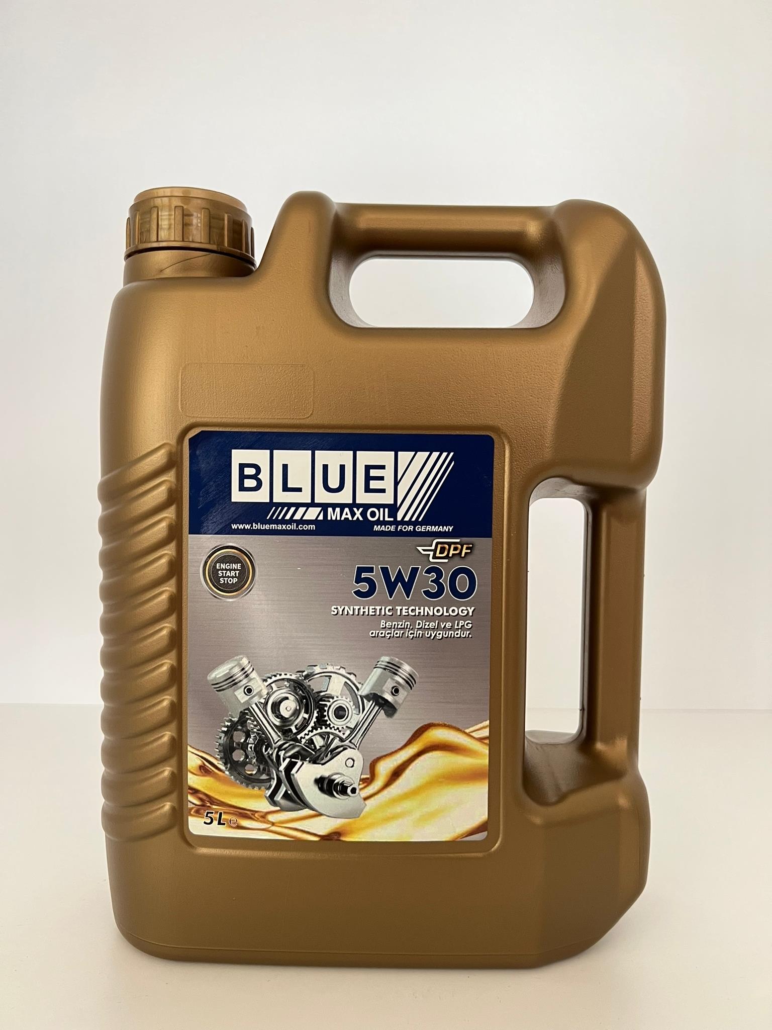 MOTOR YAĞI 5W30 5 LİTRE DPF PARTİKÜLLÜ ( KOLİ ADEDİ 4 )(1 PALETTE 50 KOLİ VAR)