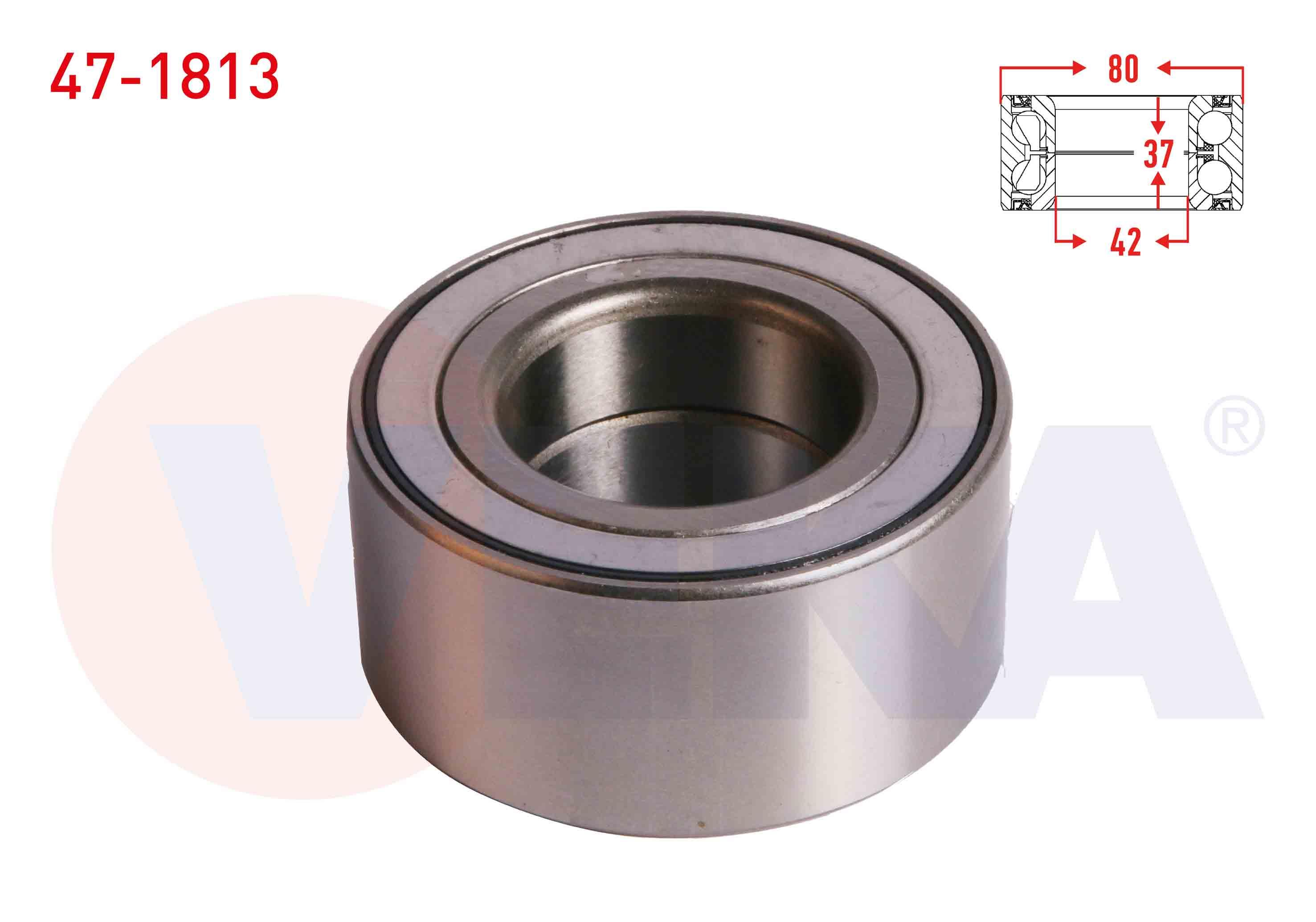 ON TEKERLEK RULMANI SOL-SAG 42X80X37 FIAT MAREA 2.0i  1996-2007 / ALFA ROMEO 155 2.0 16v 1992-1997