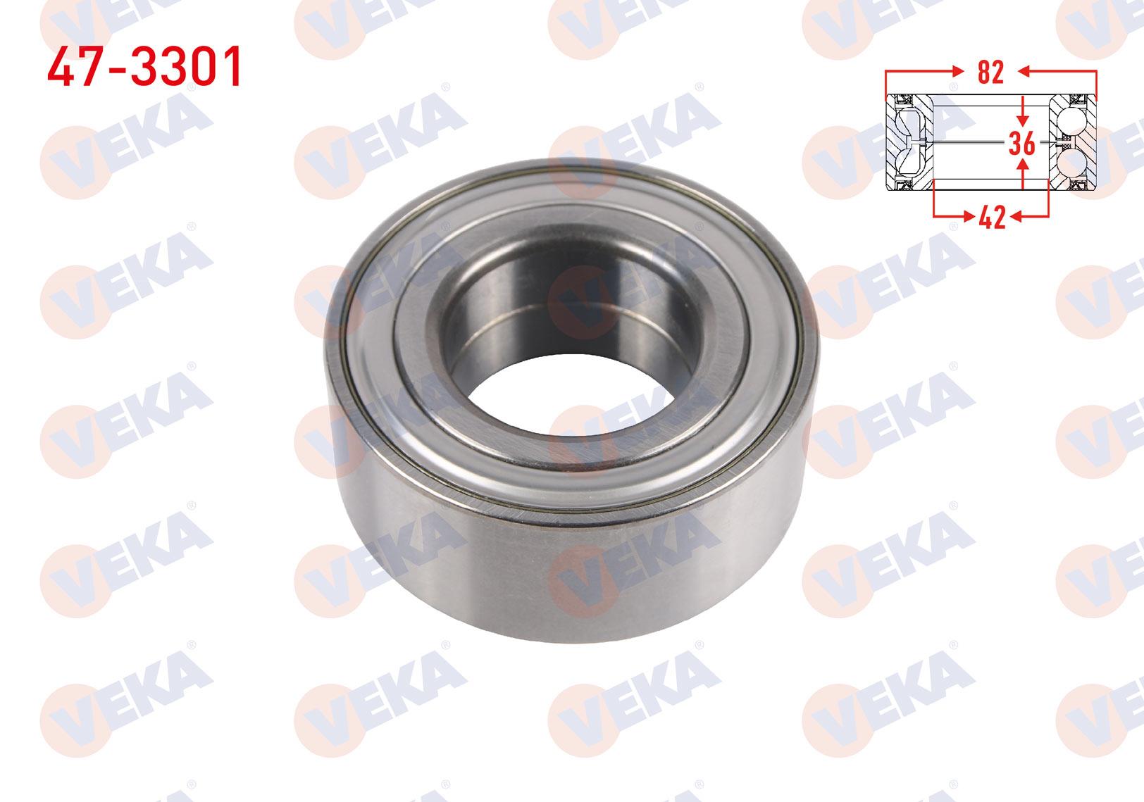 ON TEKERLEK RULMANI SOL-SAG 42X82X36  PARTNER 1.6 HDI-1.9 D-2.0 HDI 1996-2008/206 1.6i-1.6 HDI 1998-2006/306 1.4i-.16i 1993-2002/405 I 1.6i 1987-1996/406 1.6 1995-2004/BERLINGO 1.6 HDI 2008-
