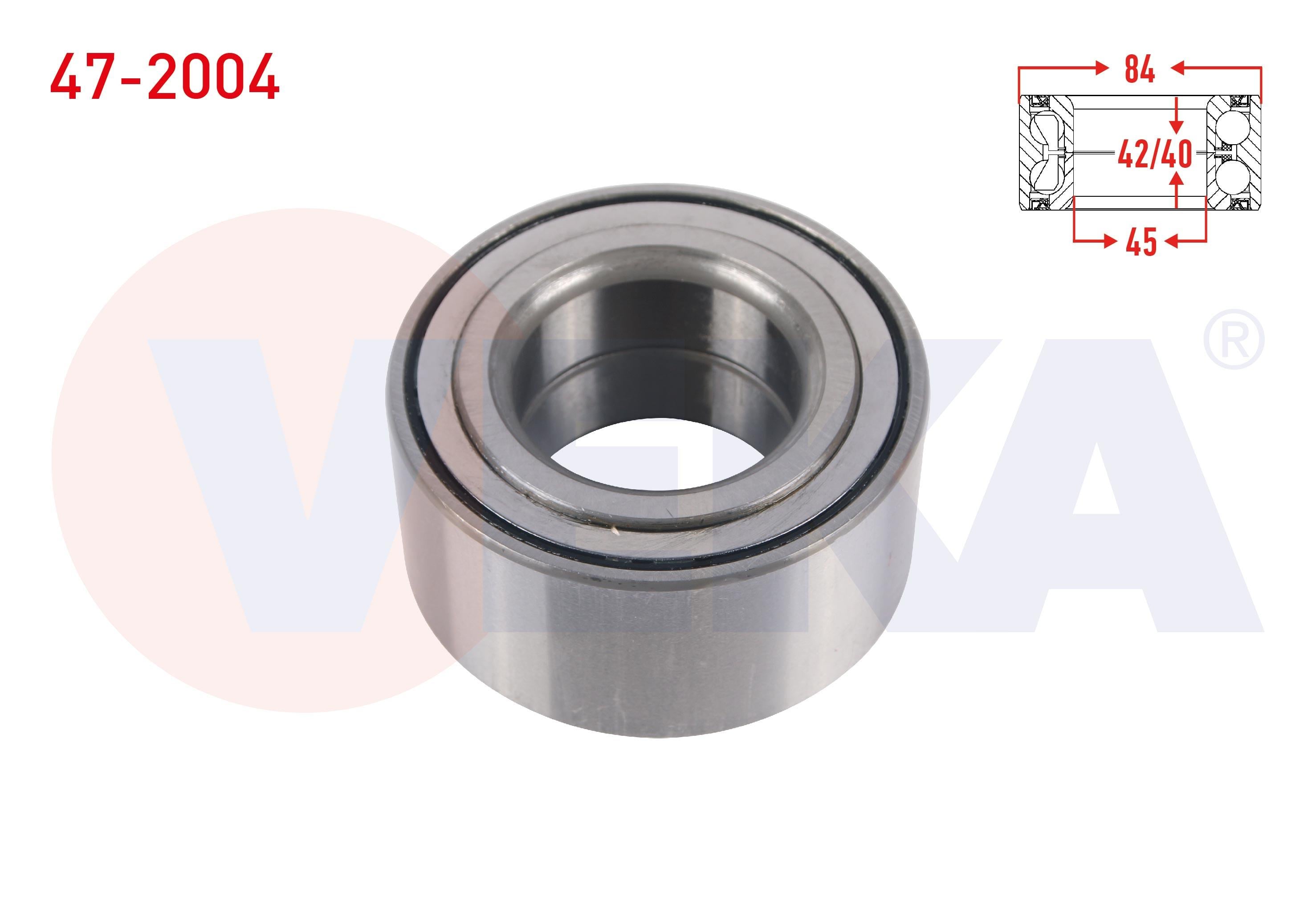 ON TEKERLEK RULMANI SOL-SAG 45x84x42/40 HONDA ACCORD VI 1.6i -1.8i -2.0i  1997-2003 / CR-V I 2.0i 16v 1995-2002 / CR-V II 2.0i 2002-2006