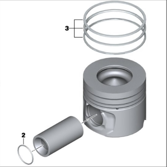 PISTON+SEGMAN 0.20 MM KISA BMW F20-F30-F10/320-525 84.00MM N47N 87.70257STD