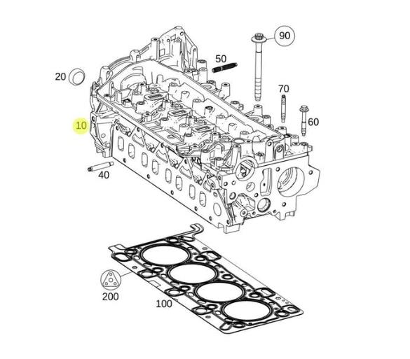 SILINDIR KAPAGI ( R9M 1.6 DCI ) MERCEDES VITO 2014- / RENAULT MEGANE III - IV 2011- / TRAFIC III 2014- / NISSAN QASHQAI II 2011- / X-TRAIL 2014-