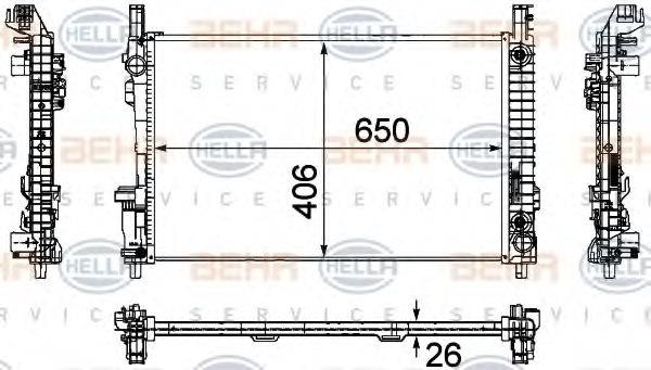 SU RADYATÖRÜ 150/170 160/180CDİ OTOMATİK 169-245 266-640