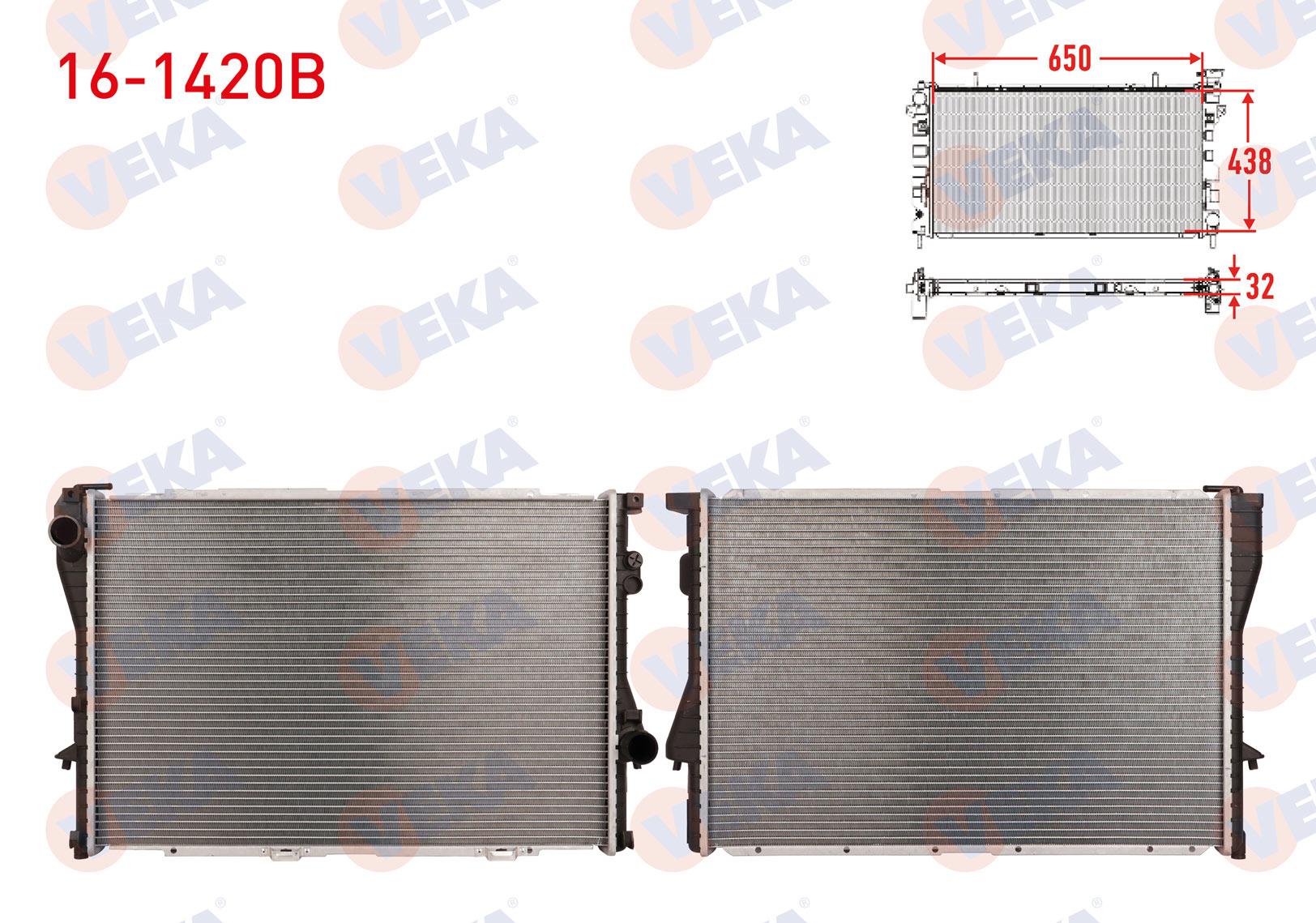 SU RADYATORU BRAZING BMW 5 SERISI (E39) 520i - 523i - 528i - 535i - 540i A-T/M-T 1995-2003/ BMW 7 SERISI (E38) 728i - 730i - 740i - 750i A-T/M-T 1994-2001