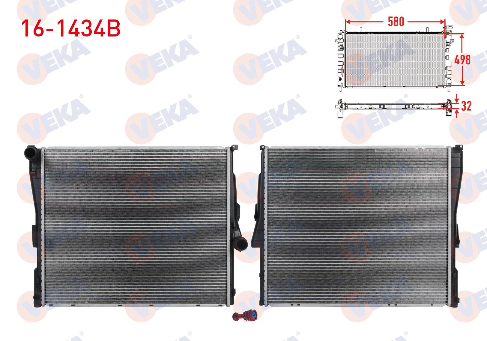 SU RADYATORU BRAZING BMW X3 (E83) 2.0 D - 2.0i - 2.5i - 3.0 D A-T/M-T 2004-2010