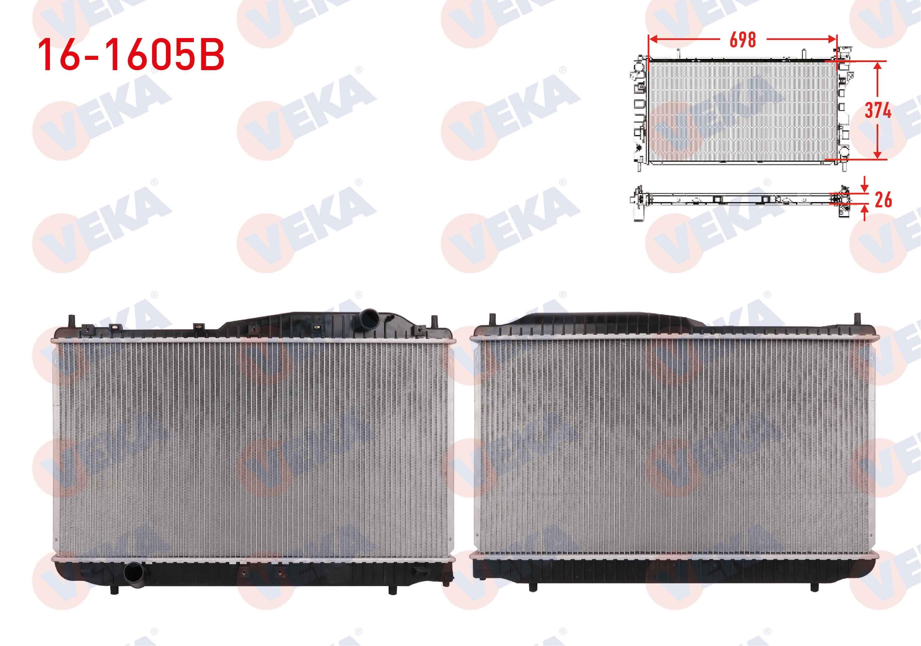 SU RADYATORU BRAZING CHEVROLET EVANDA (V200) 2.0i M-T 2003-2006