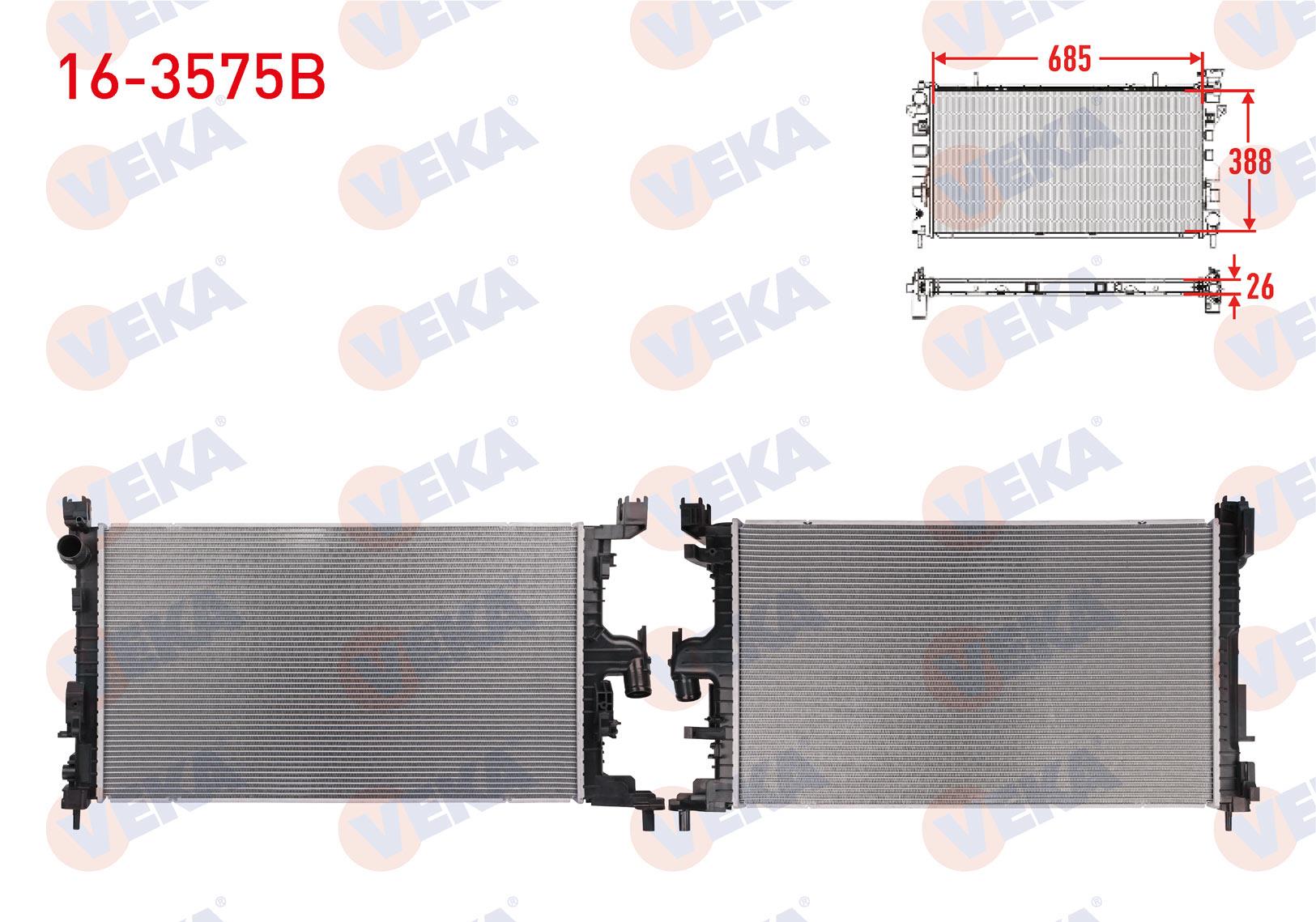 SU RADYATORU BRAZING DACIA DUSTER (XJD) 1.5 BLUE DCI 2021-
