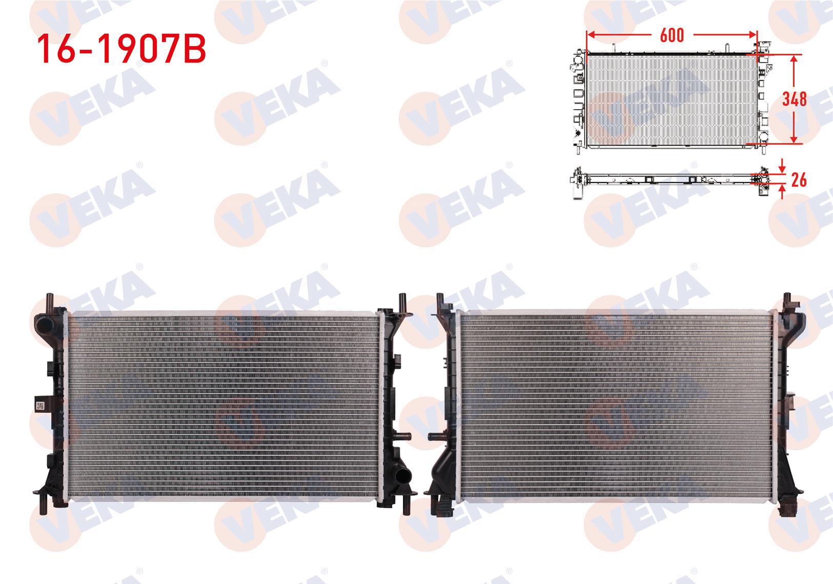 SU RADYATORU BRAZING FORD FOCUS I (DAW,DBW) 1.6i 16v M-T 1998-2004