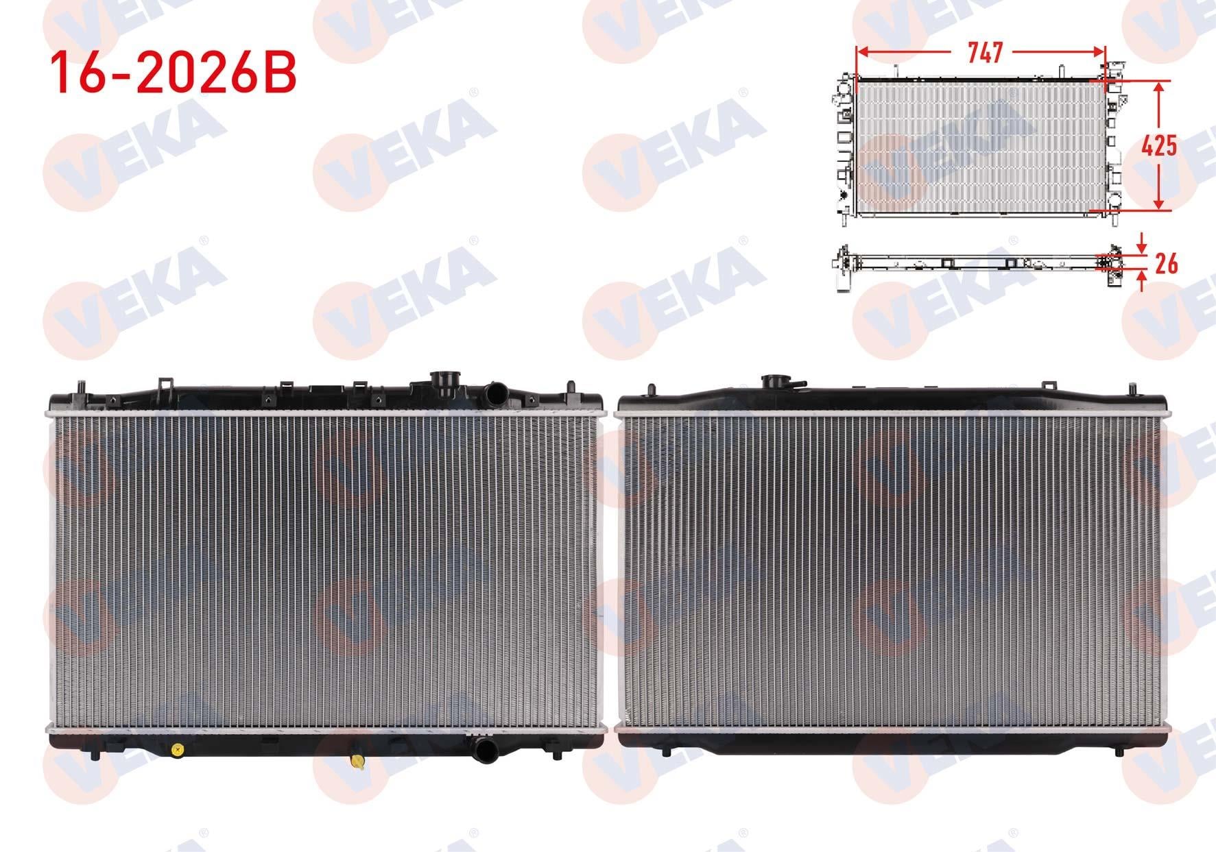SU RADYATORU BRAZING HONDA CR-V IV 1.6i DTEC A-T/M-T AC+/- 2012-2014