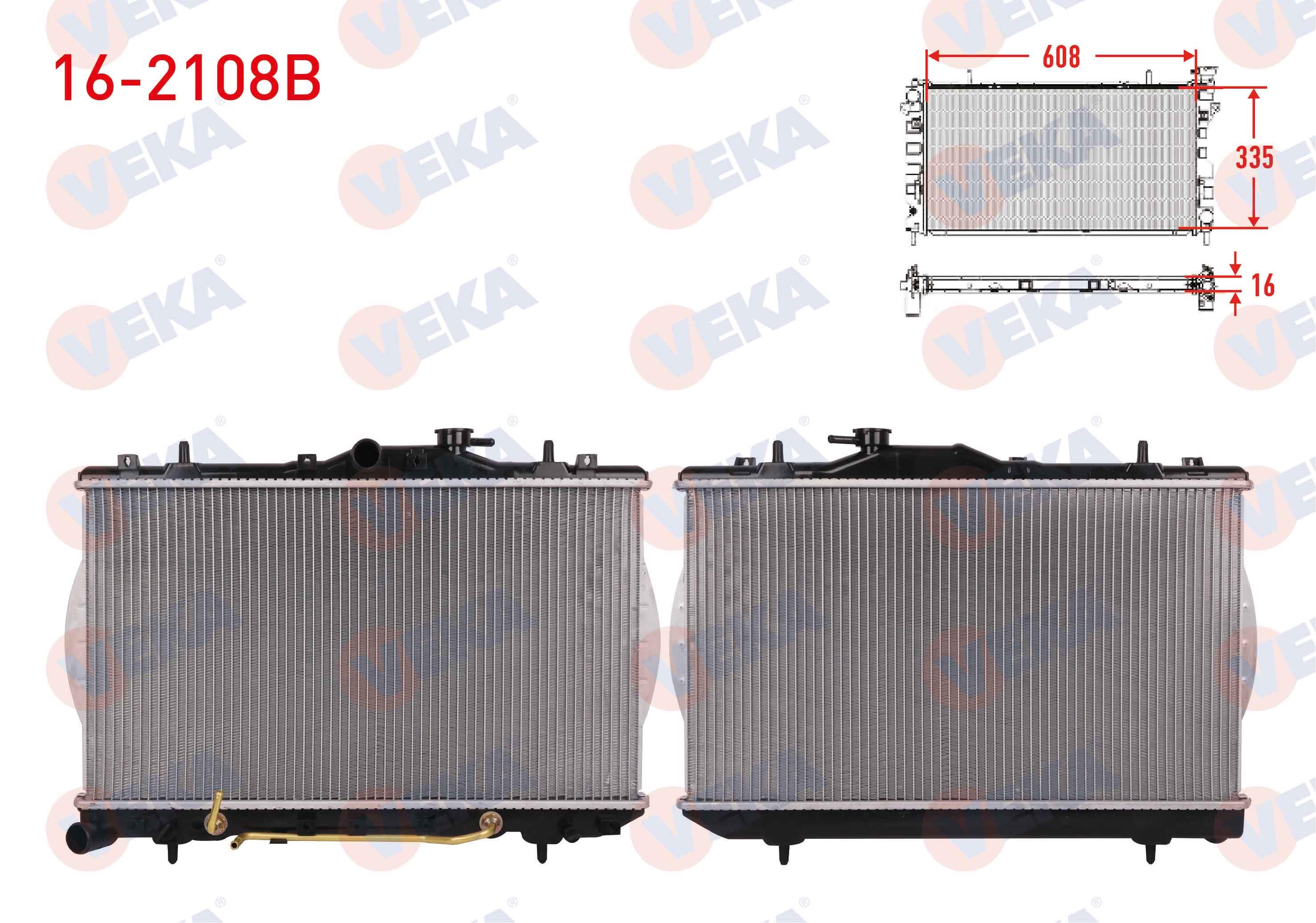 SU RADYATORU BRAZING HYUNDAI ACCENT I (X-3) 1.3i A-T 1994-2000
